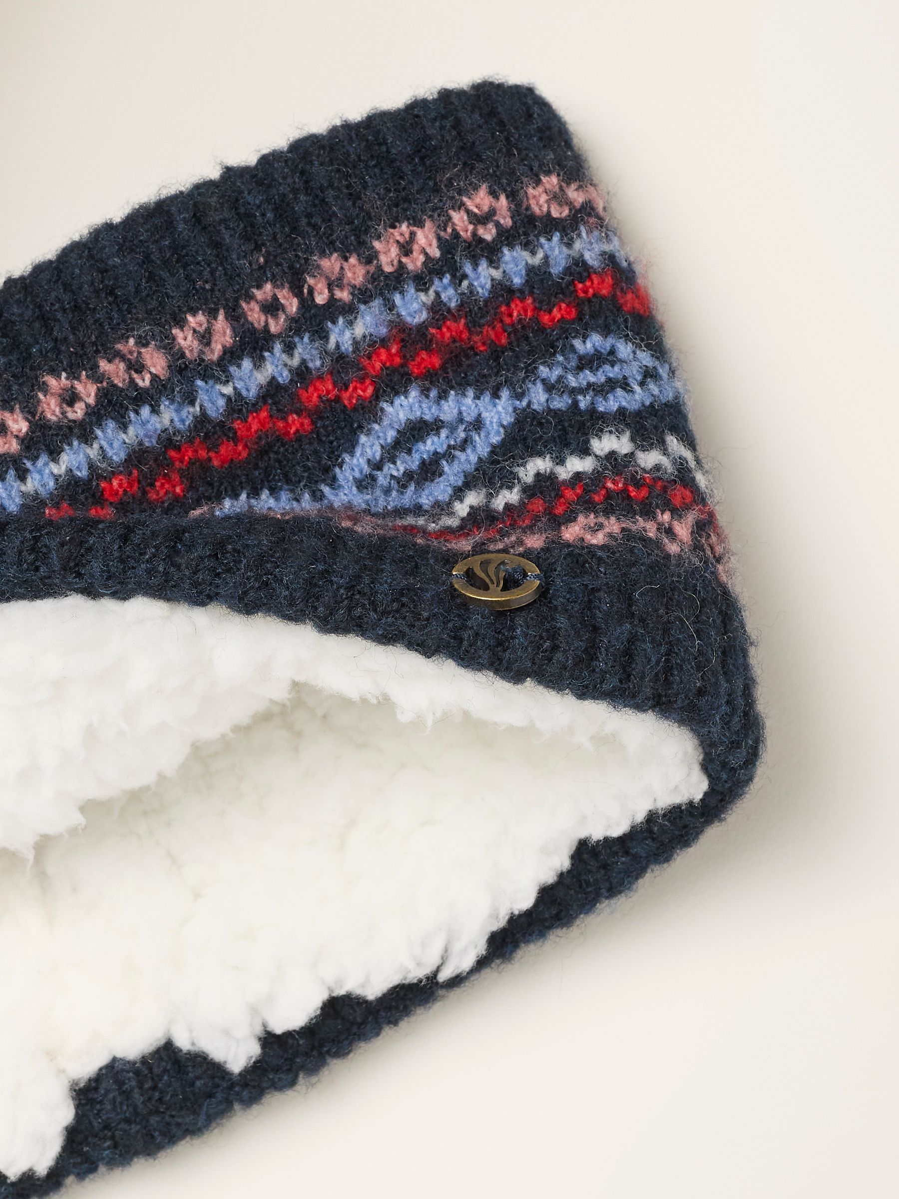 Navy Fairisle Headband - Image 3 of 3