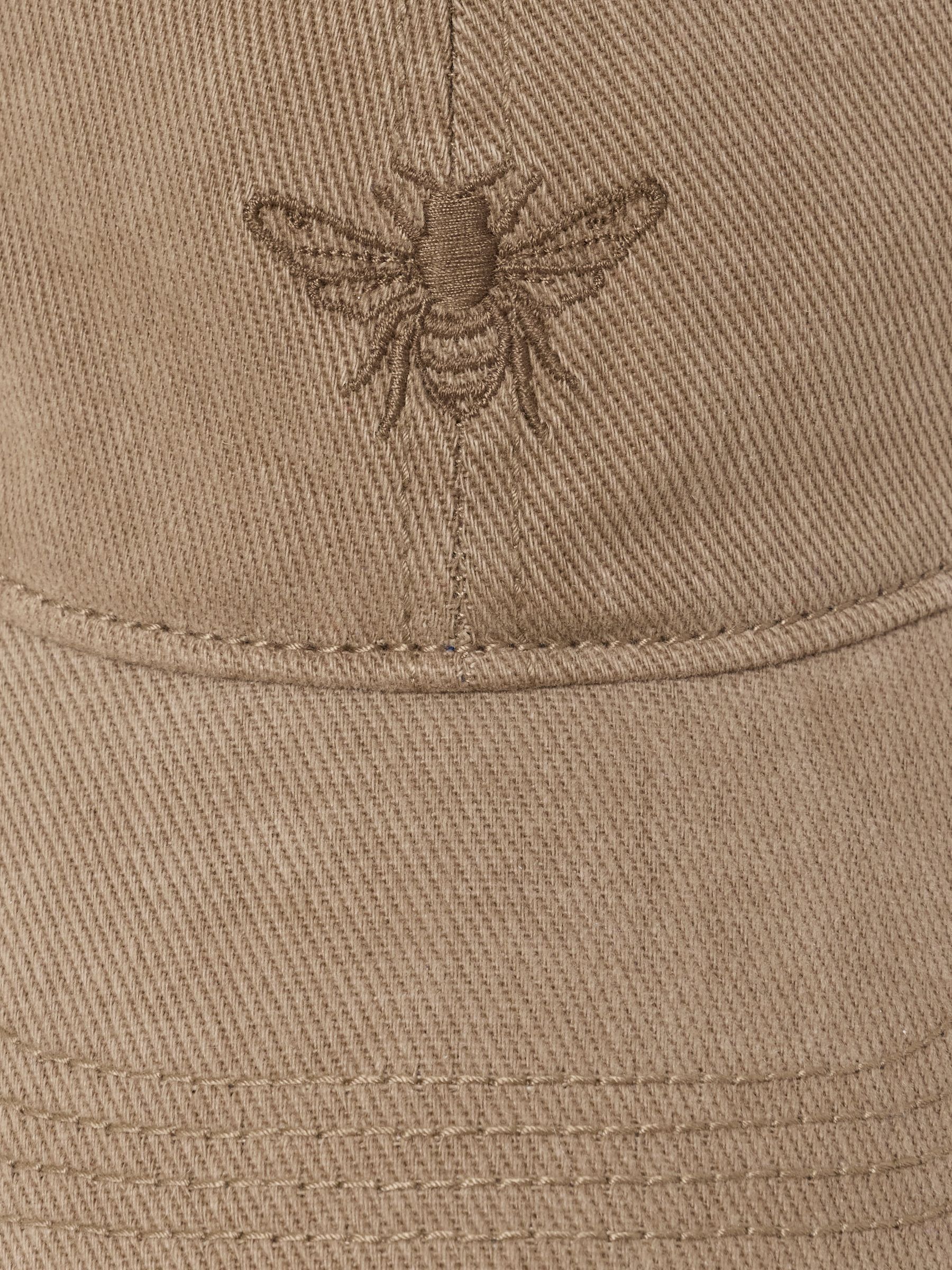 Brown Bee Embroidered Cap - Image 3 of 3 Brown Bee Embroidered Cap - Image 3 of 3