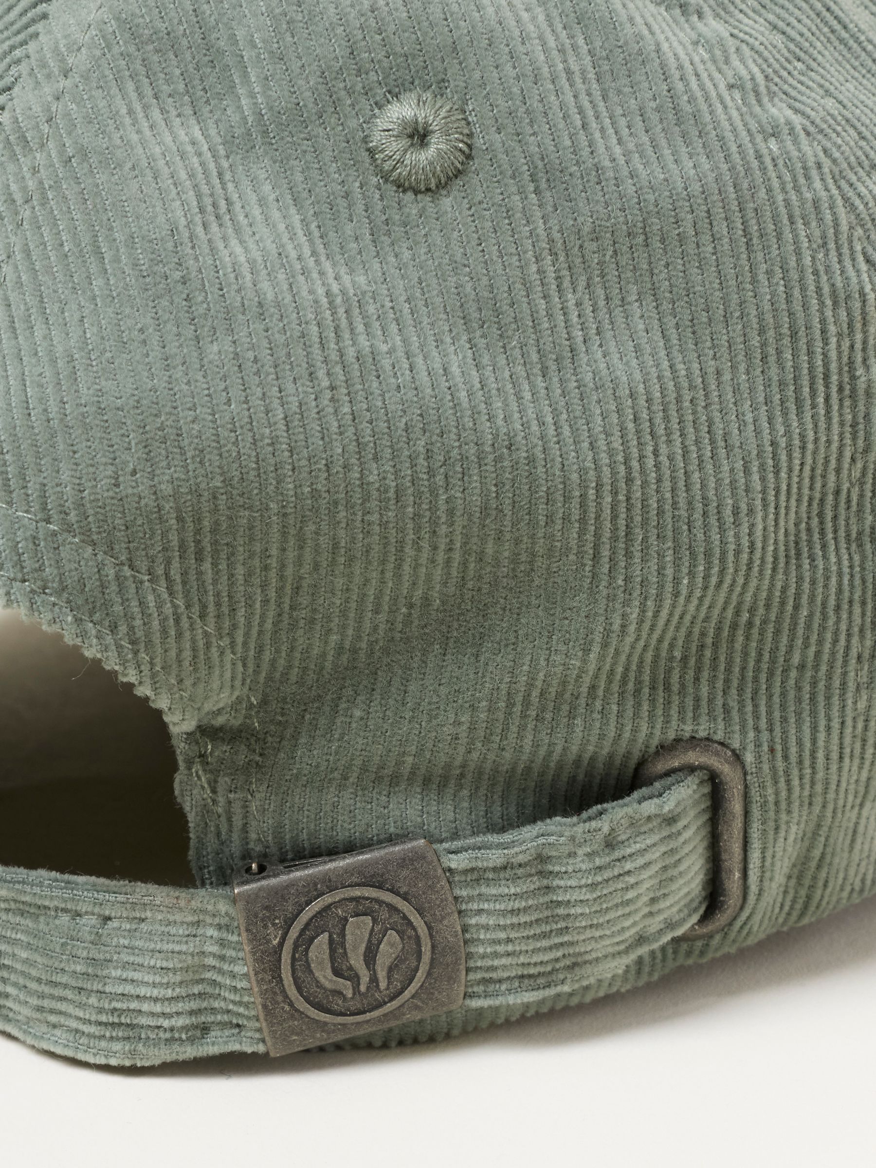 Green Haze Cord Floral Embroiderd Cap - Image 3 of 3