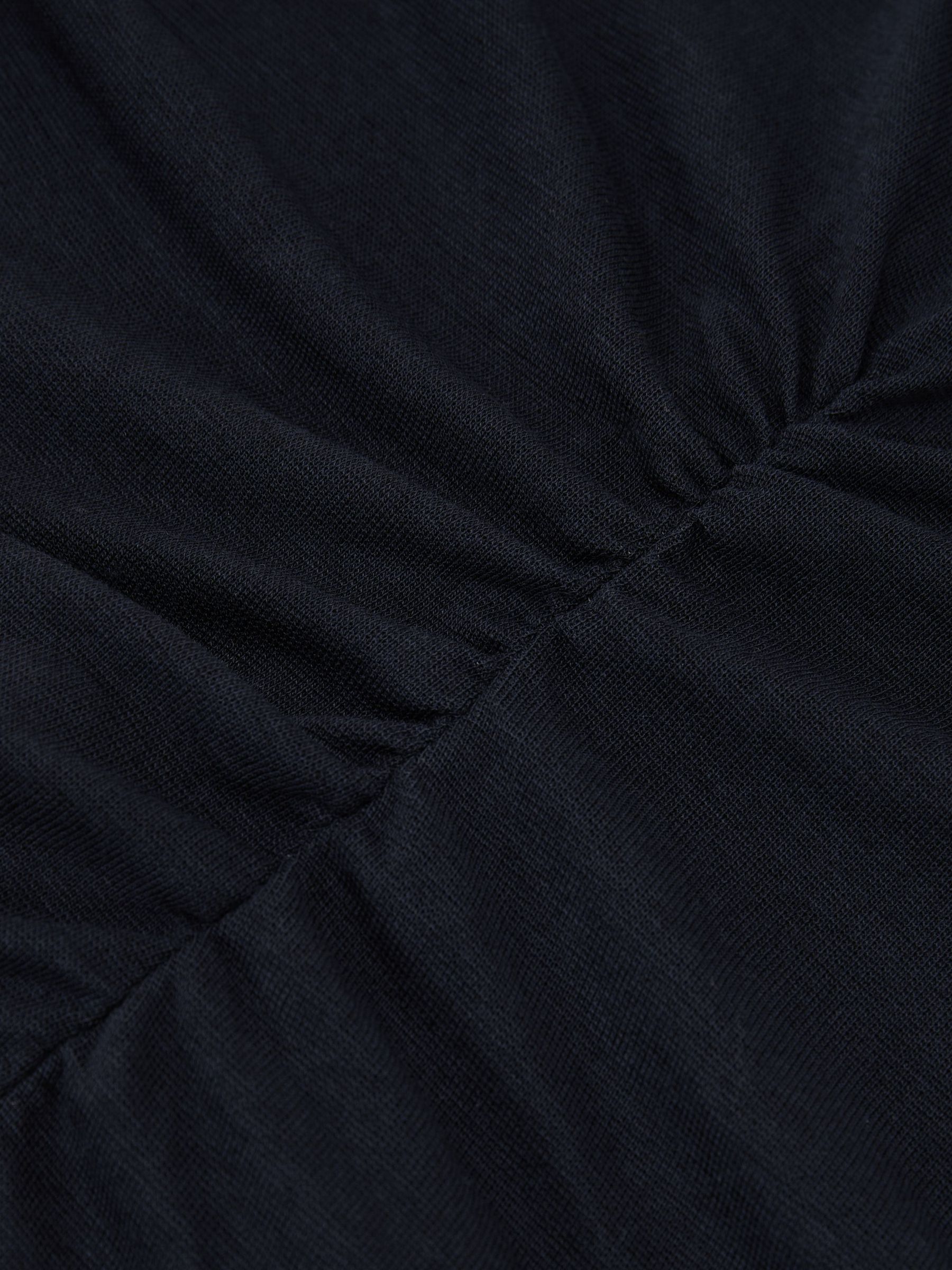 Funnel-Neck Jersey-Knit Vest With Wool in Navy - image 3