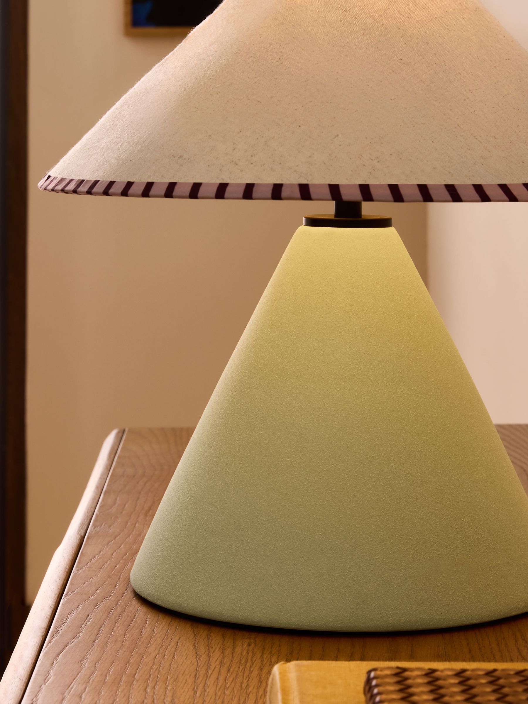 Marlowe Ceramic Table Lamp in Sage Green - Image 2 of 5