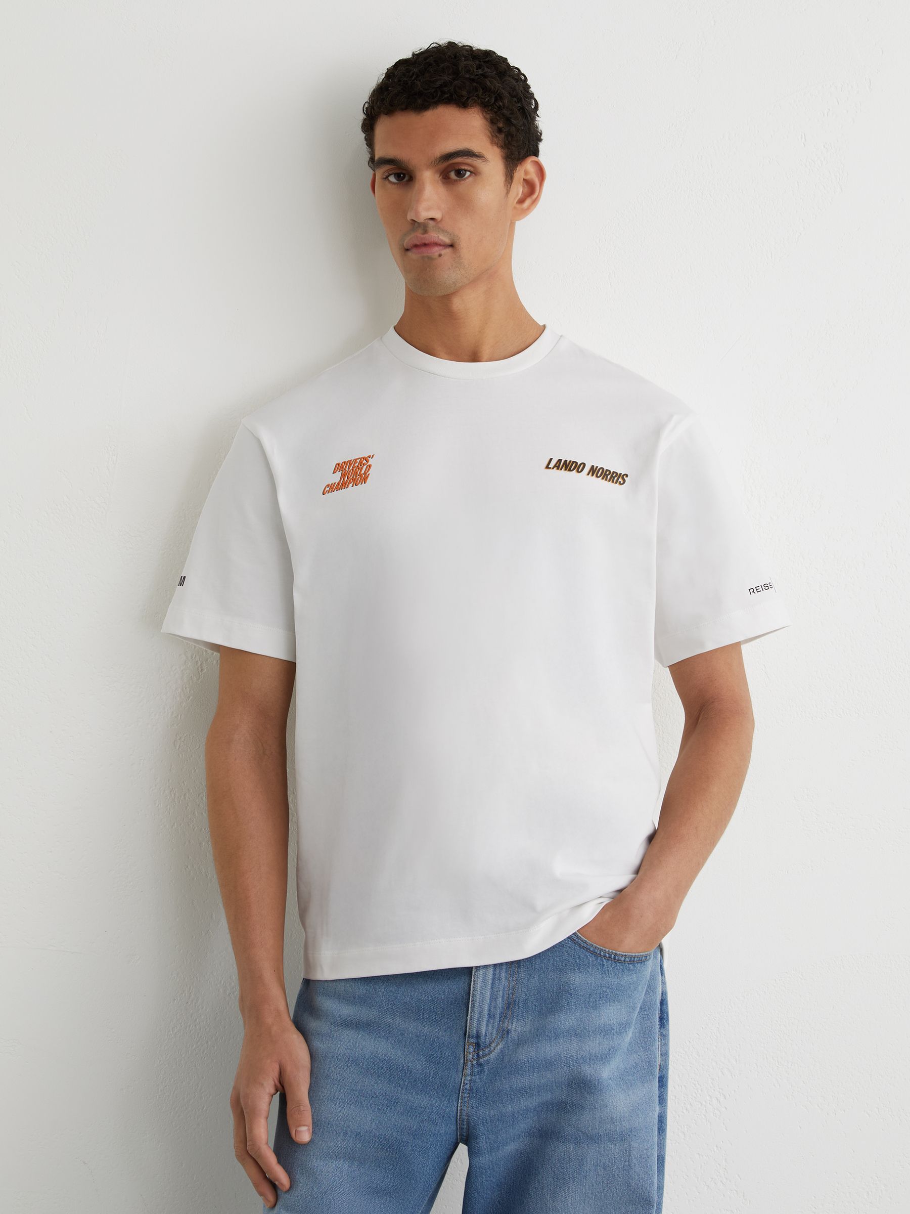 McLaren Racing Champion-Print T-Shirt in White - Image 3 of 7