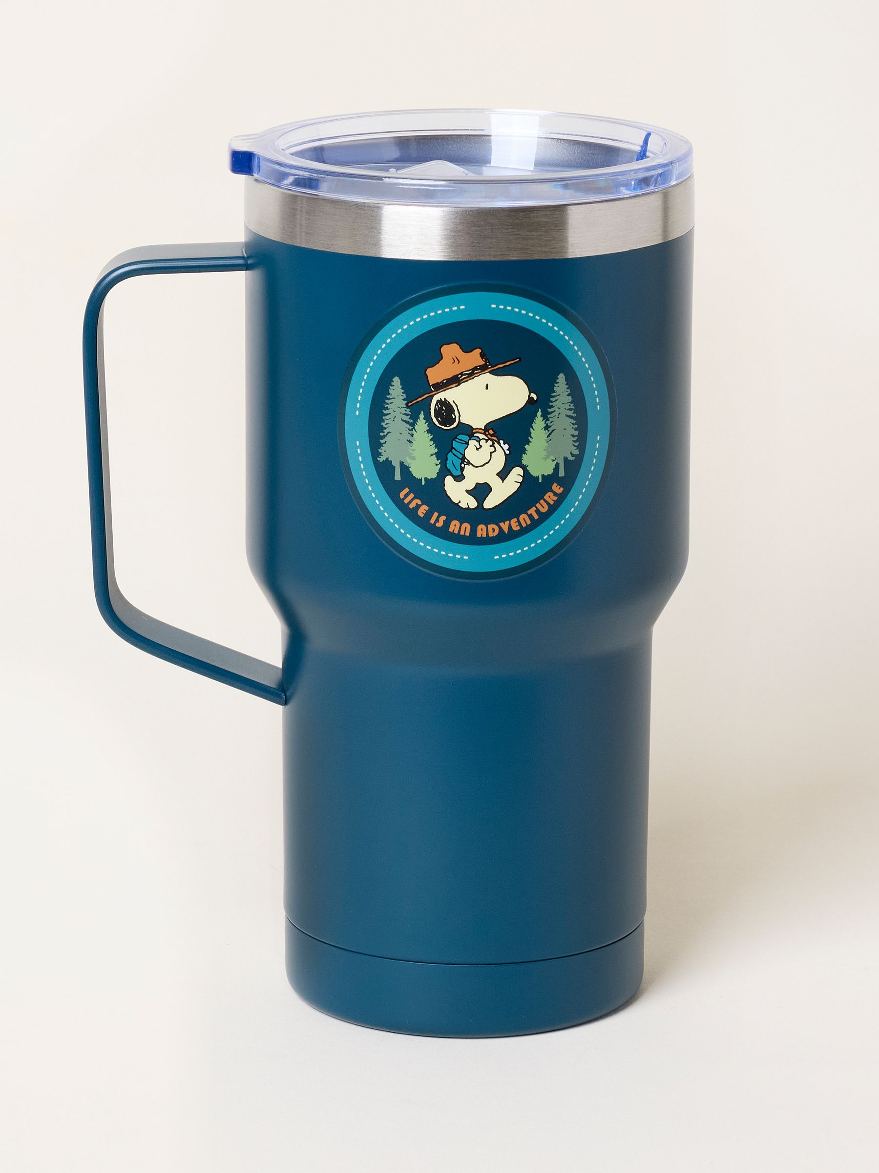 Teal Blue Snoopy Travel Mug - Image 1 of 3 Teal Blue Snoopy Travel Mug - Image 1 of 3