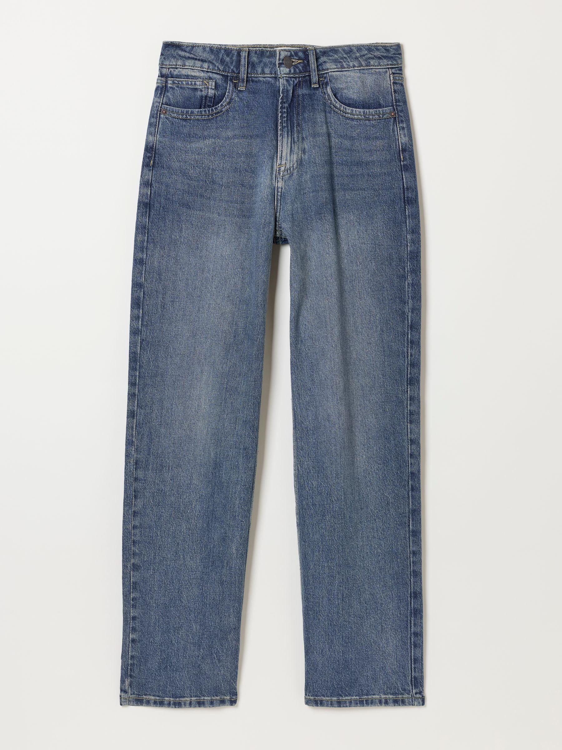 Filby Dusky Blue Petite Relaxed Straight Jeans - Image 6 of 6 Filby Dusky Blue Petite Relaxed Straight Jeans - Image 6 of 6