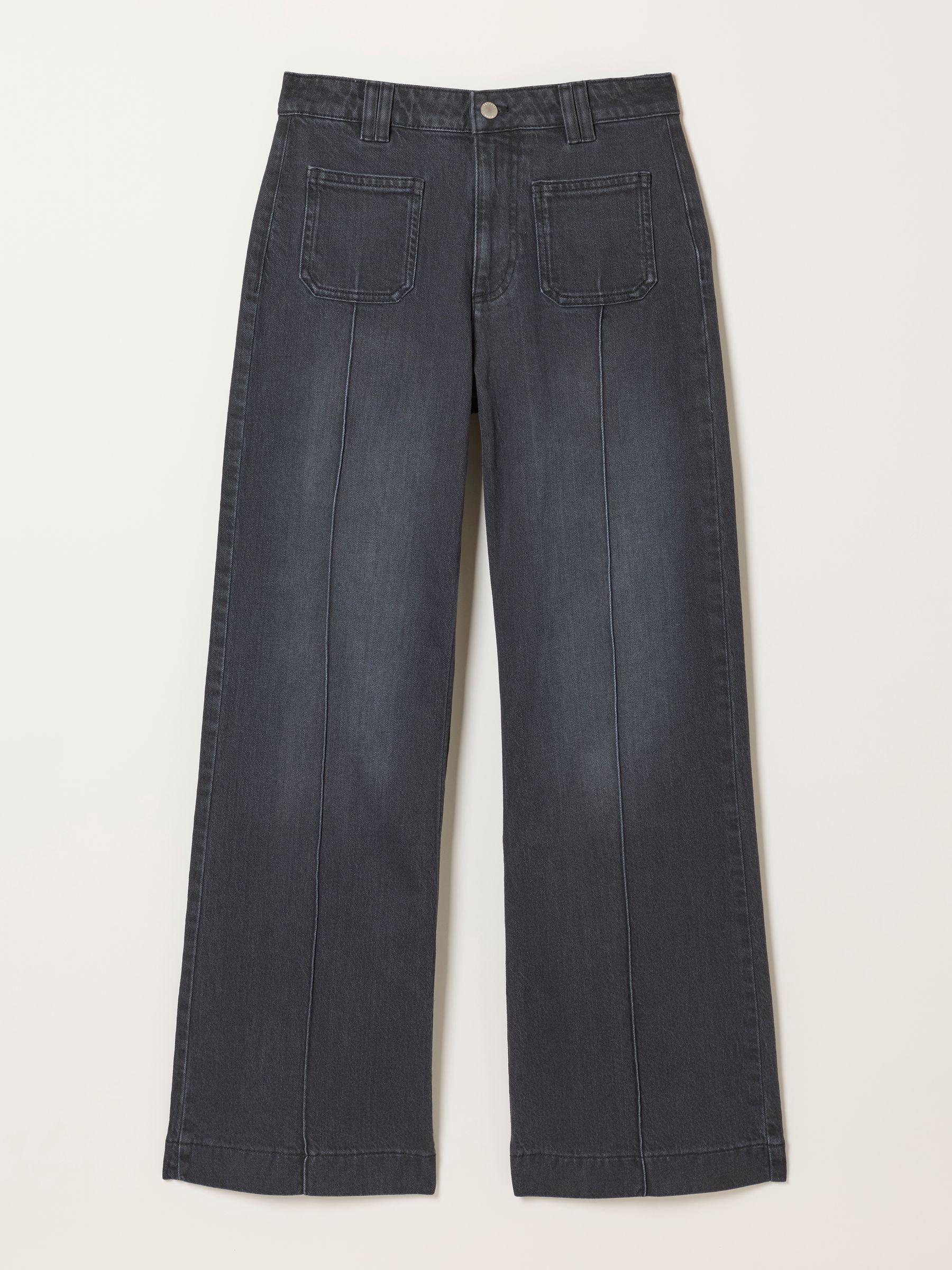 Patch Pocket Ink Petite Flare Jeans - Image 7 of 7
