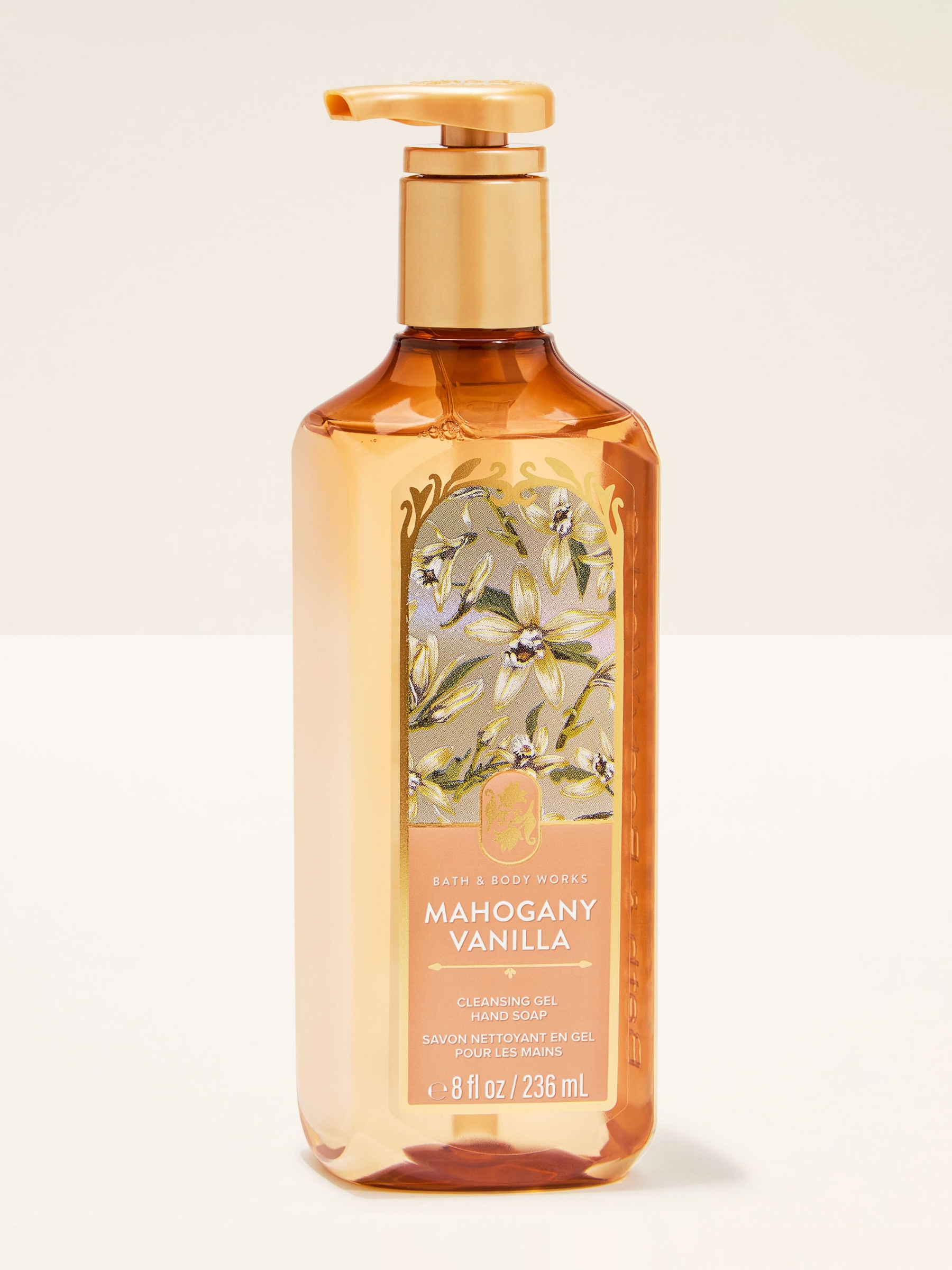 Mahogany Vanilla Cleansing Gel Hand Soap 236ml - Image 1 of 4
