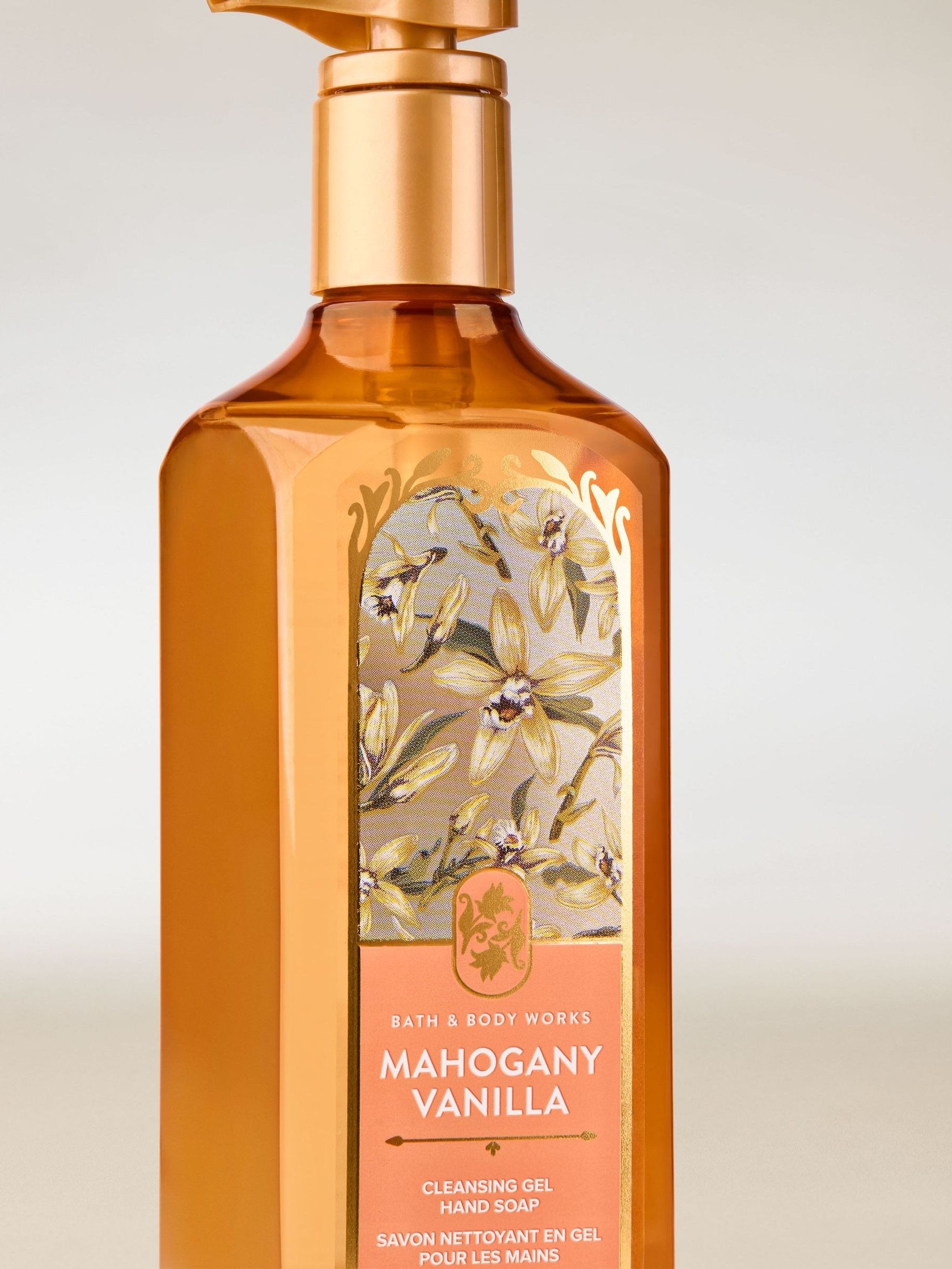 Mahogany Vanilla Cleansing Gel Hand Soap 236ml - Image 2 of 4