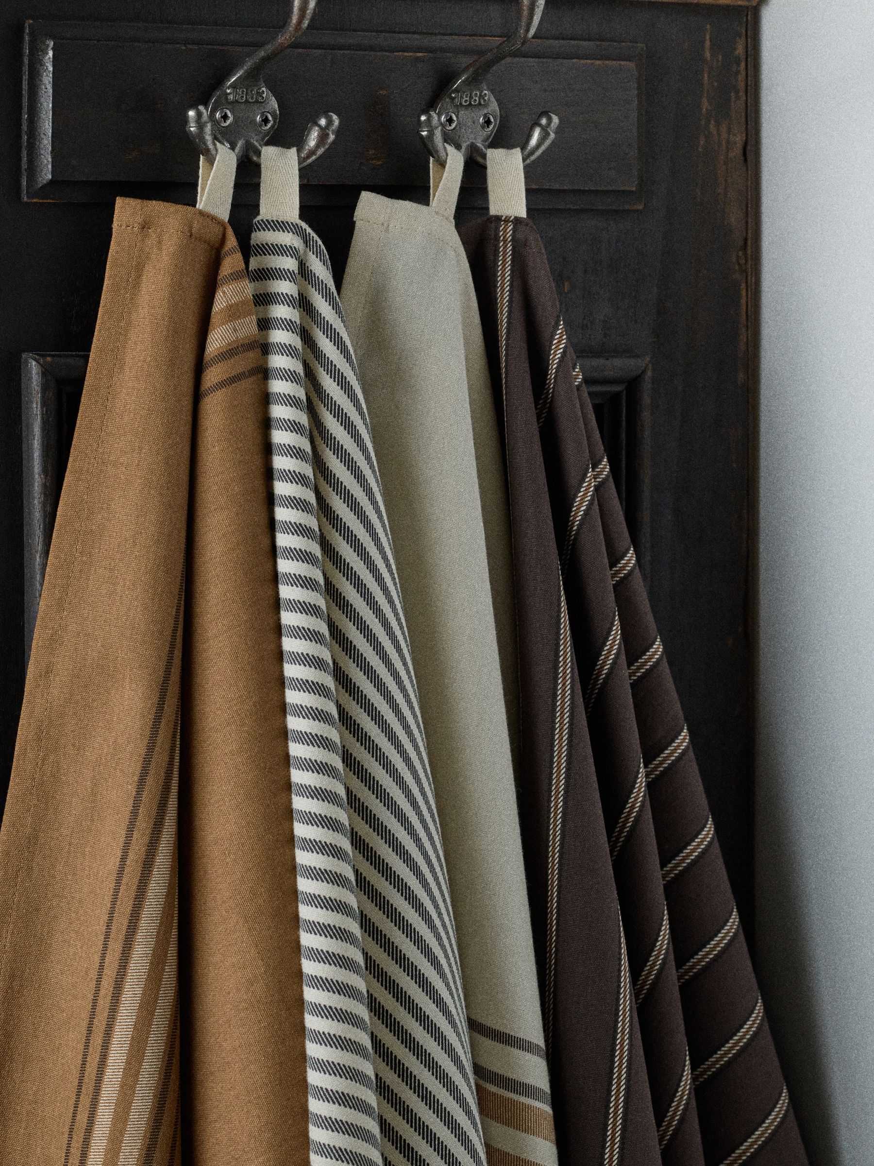 The Set 8 Pack Brown Tea Towels - Image 1 of 4