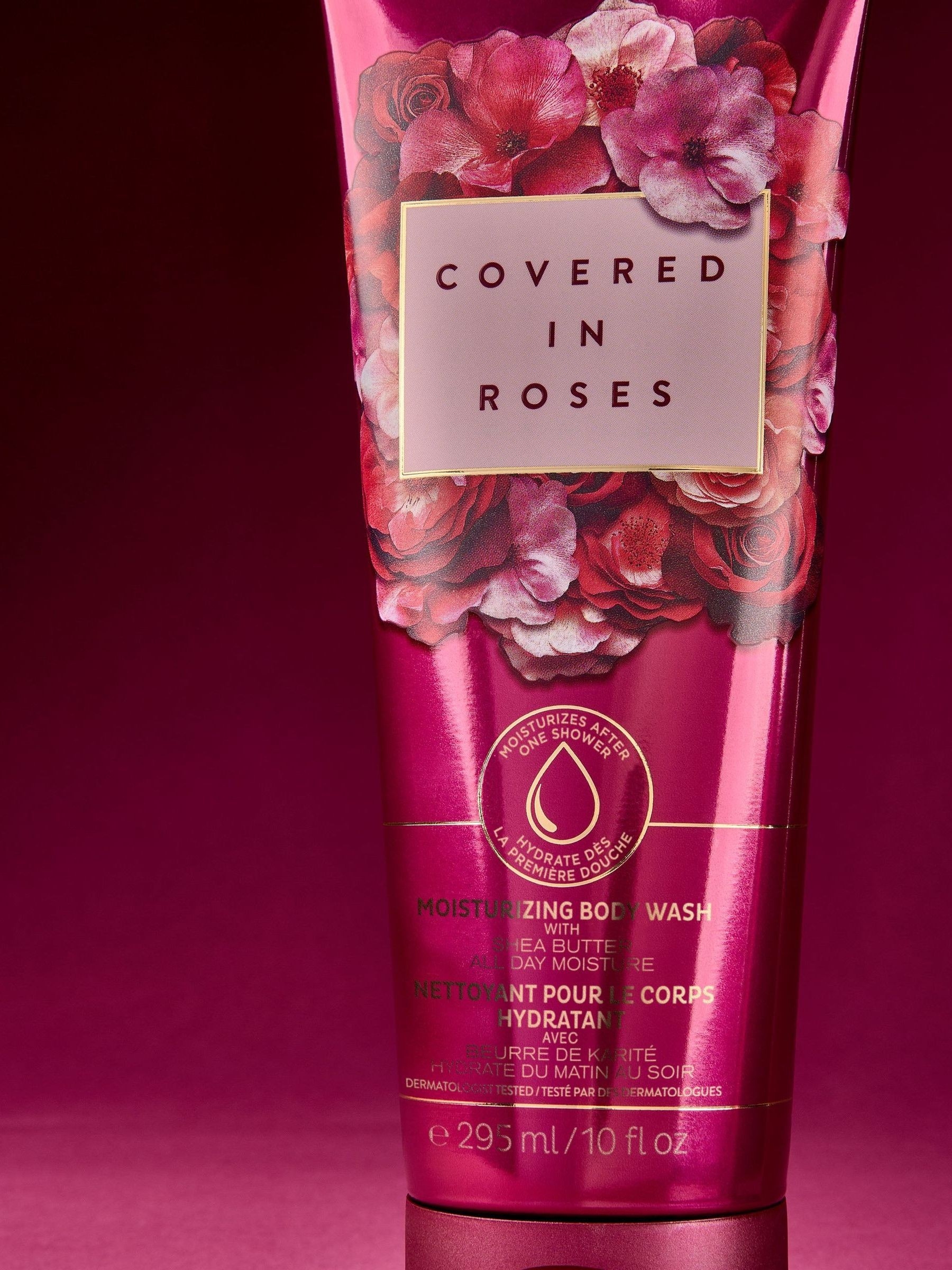 Covered In Roses Moisturizing Body Wash 295ml - Image 3 of 4