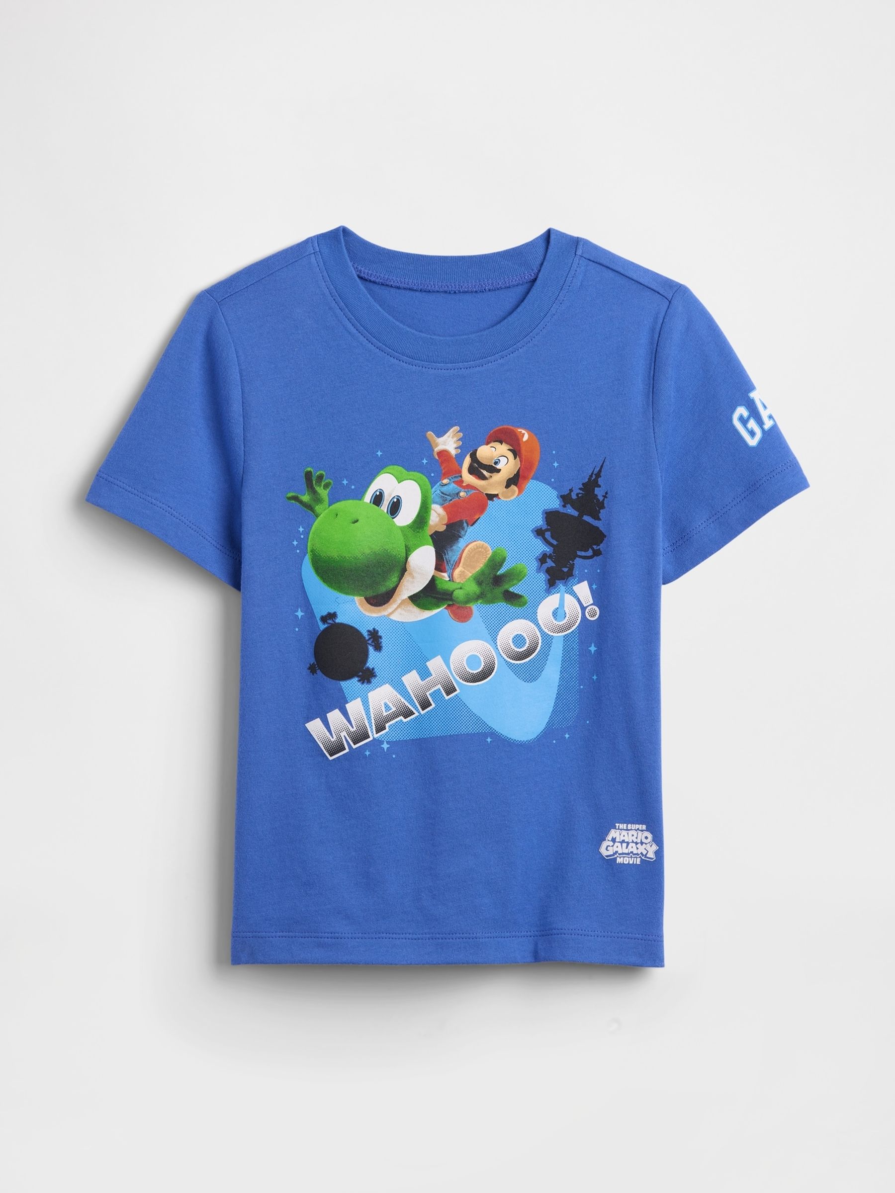 Blue Super Mario Graphic T-Shirt - Image 1 of 1