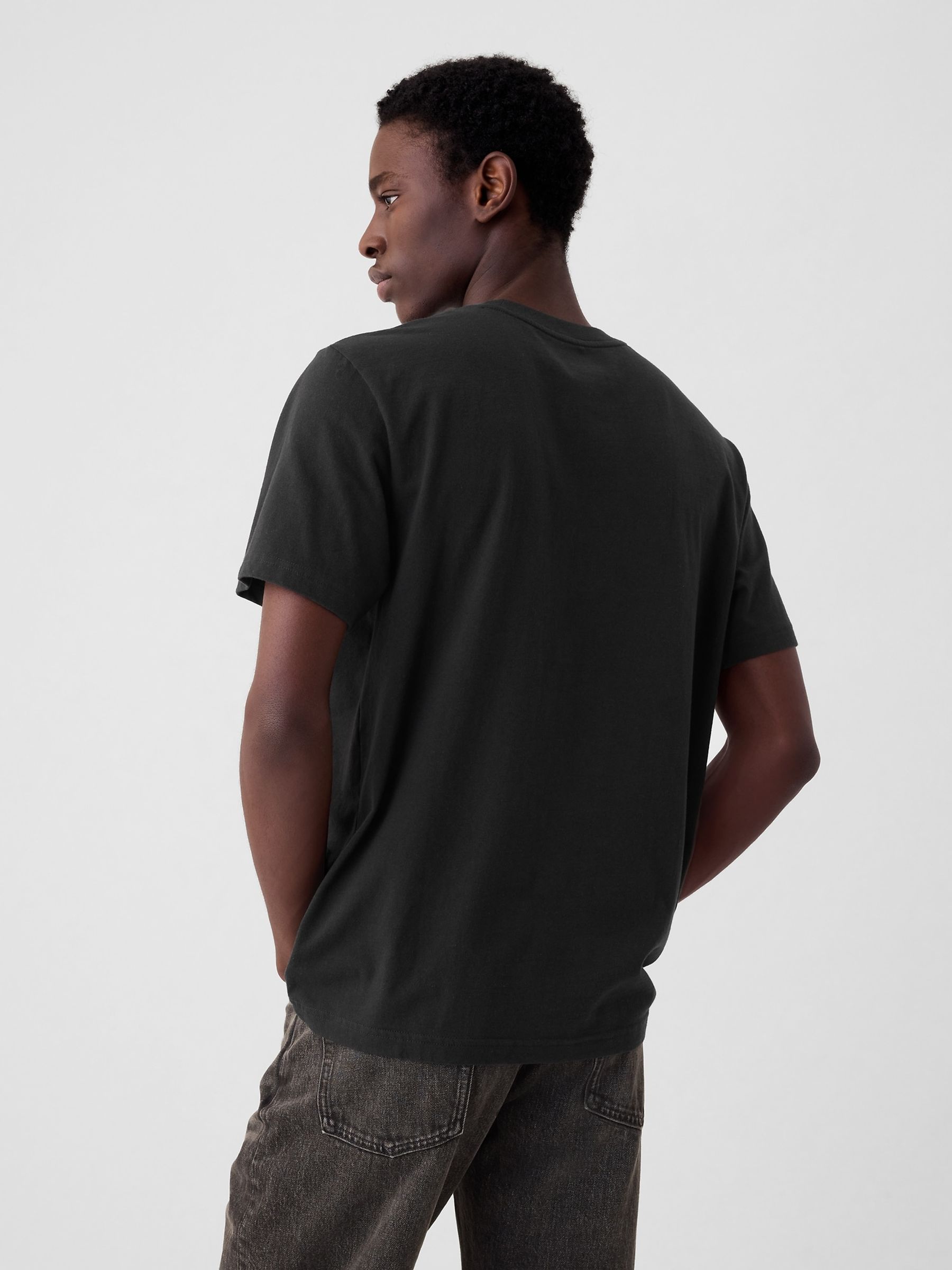 Black Relaxed T-Shirt - Image 2 of 3