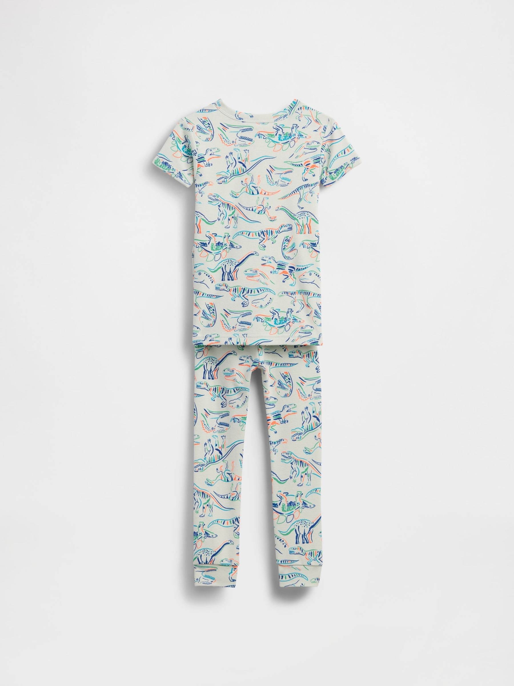Green Brushed Cotton Dinosaur Pyjamas Set - Image 2 of 2