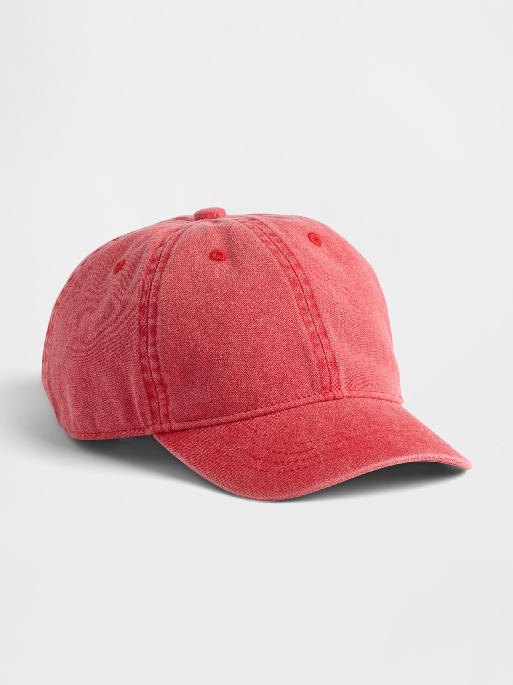 Red Overdye Baseball Hat - Image 1 of 2