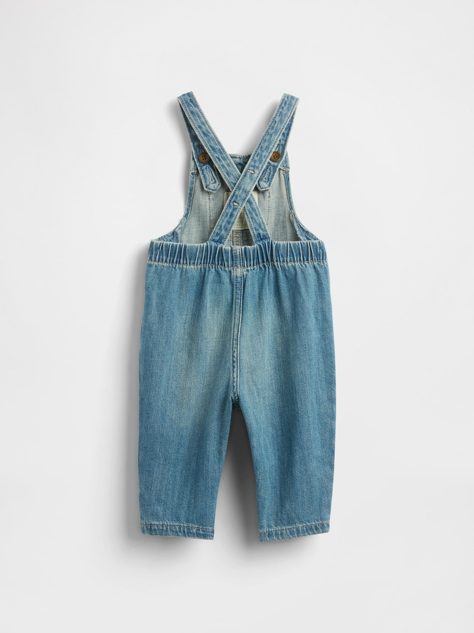 Medium Wash Denim Overall Dungarees - Image 2 of 4