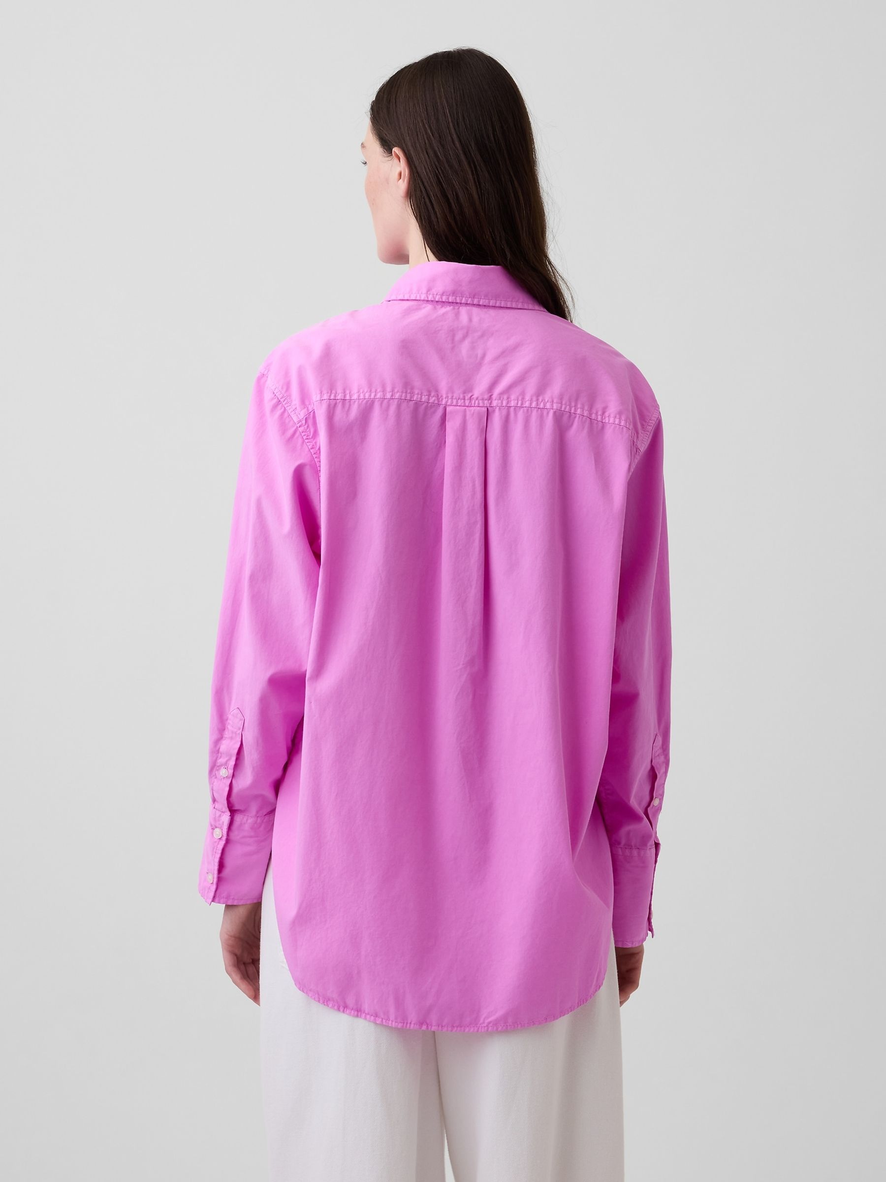 Pink Poplin Big Shirt - Image 2 of 4