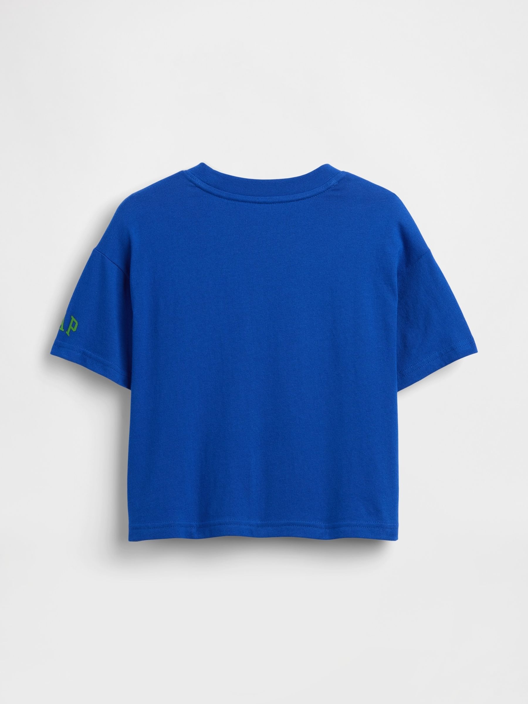 Blue Yoshi Super Mario Oversized Graphic T-Shirt - Image 3 of 3