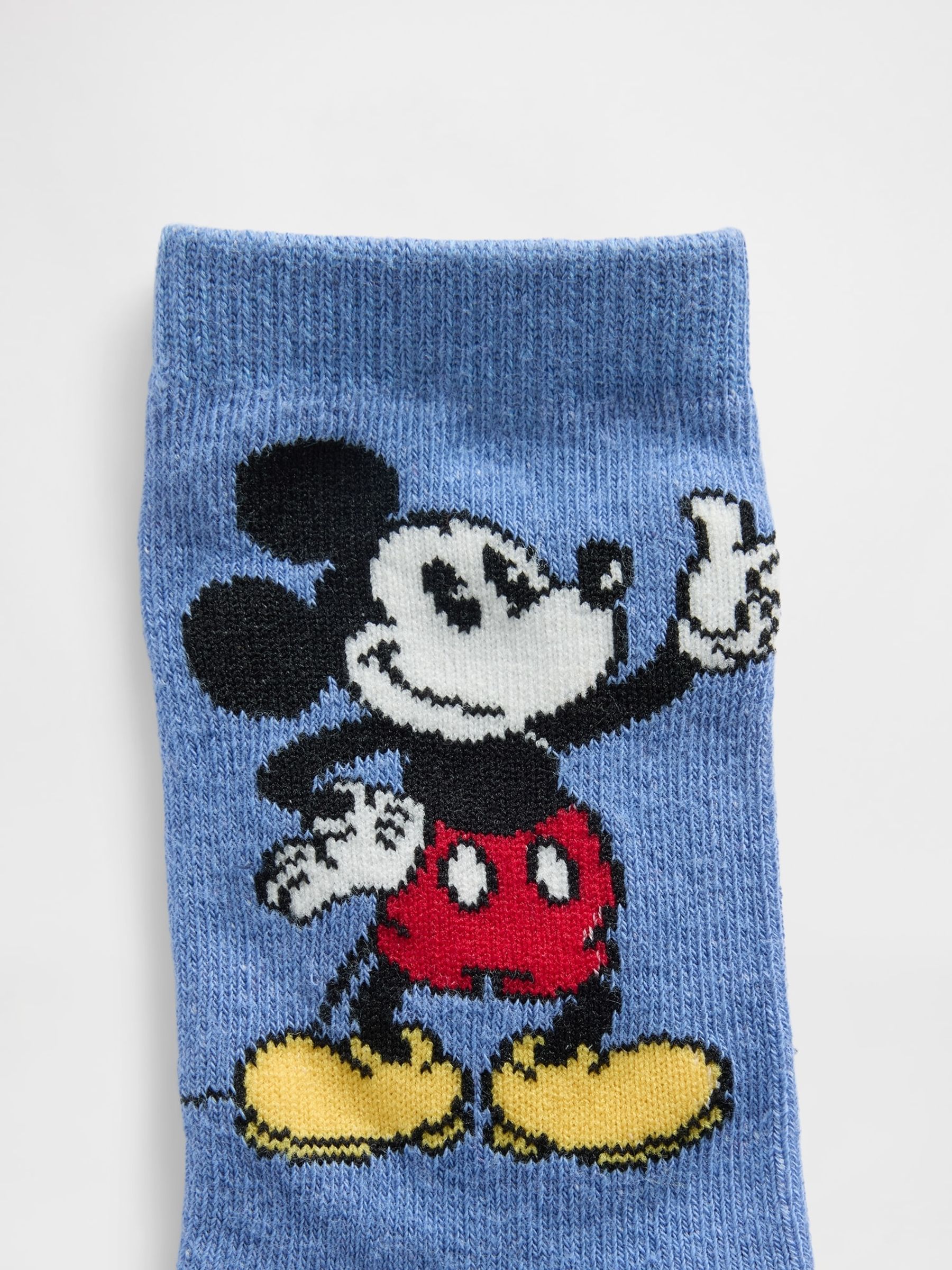 Multi Disney Mickey Mouse Crew Socks 4 Pack - Image 3 of 3