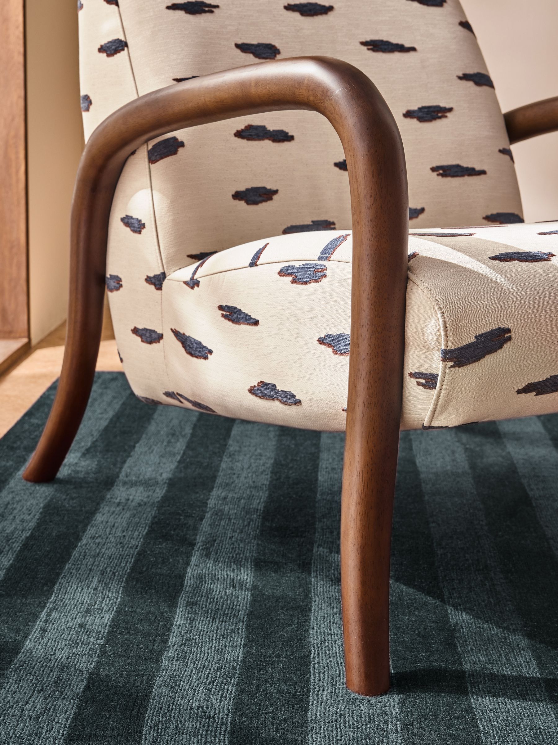Parisa Accent Chair in Mikumo Blue - Image 2 of 5