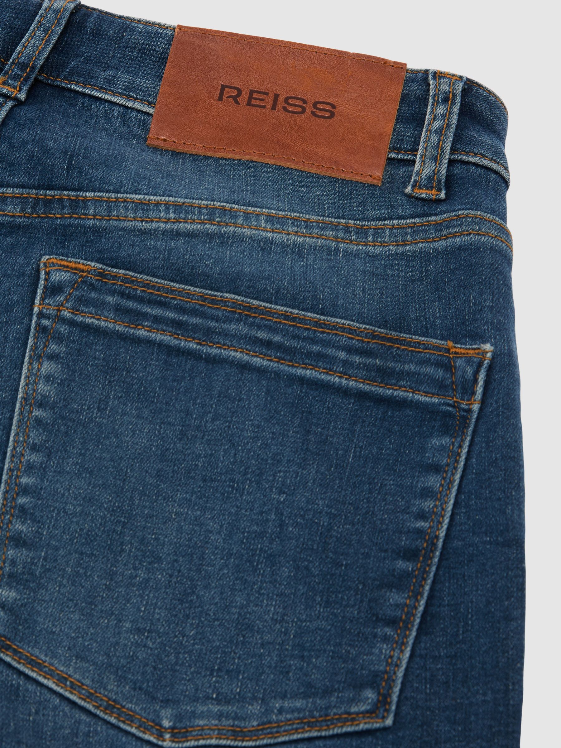 Petite Wide-Leg Jeans in Mid Blue - image 4