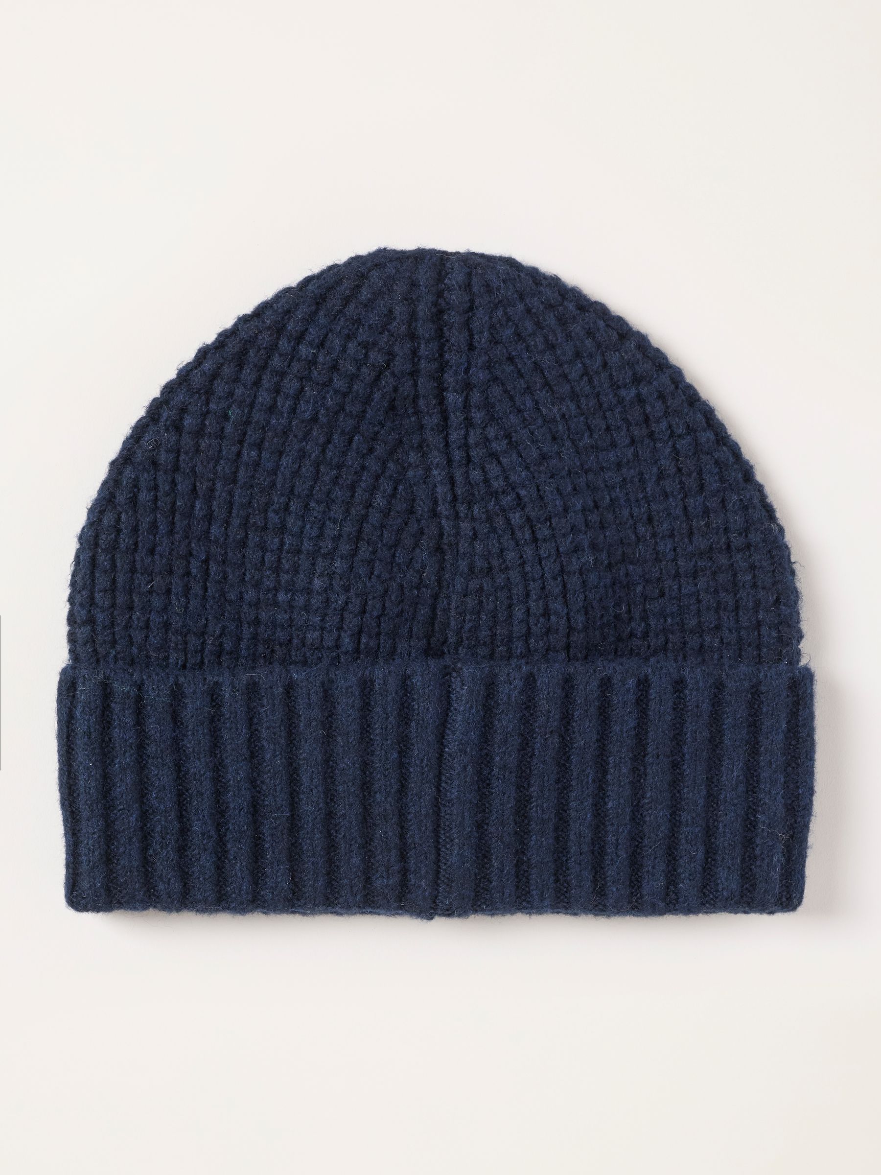 Navy Waffle Beanie - Image 2 of 3