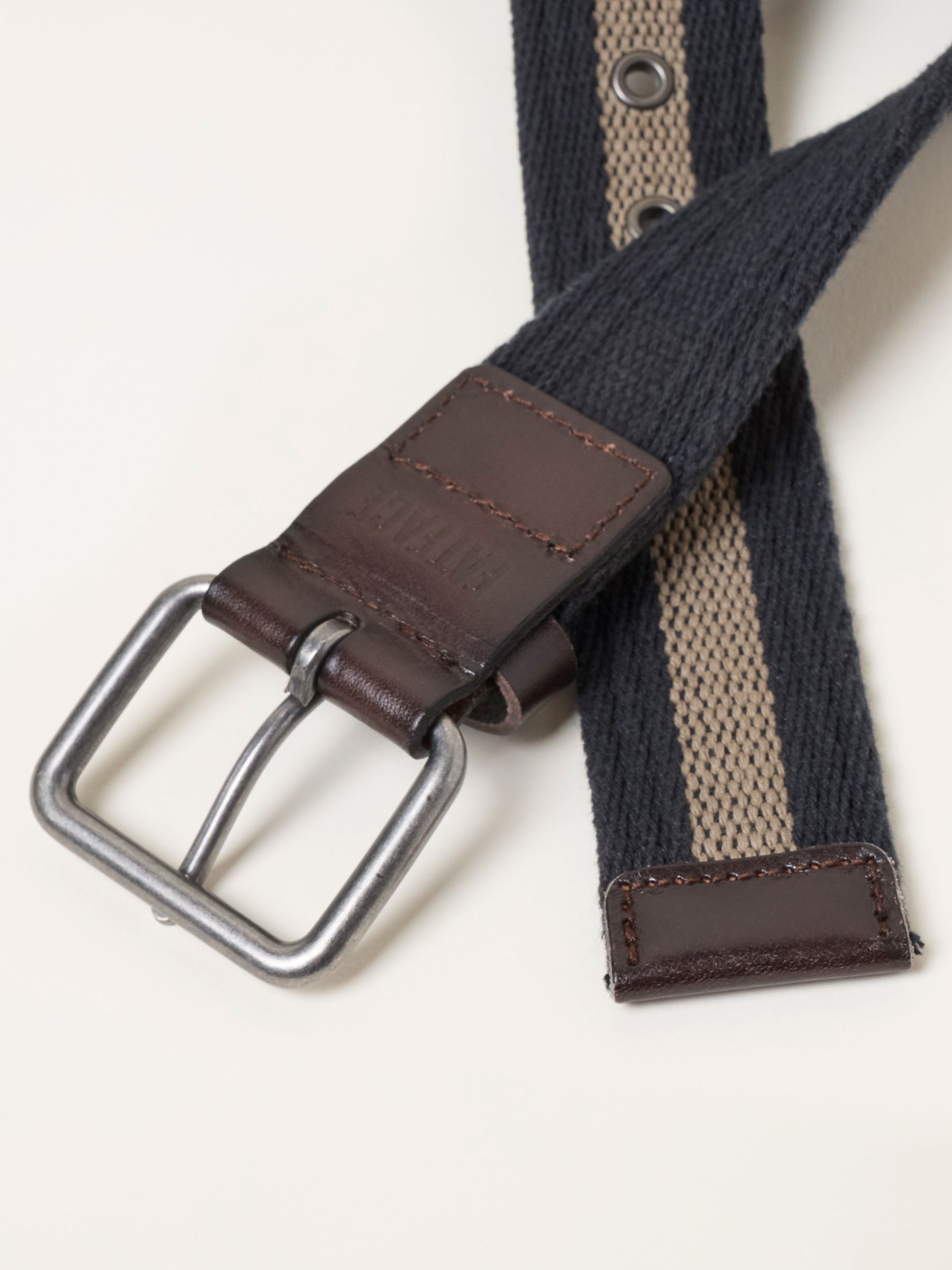 Black Stripe Webbing Belt - Image 3 of 3