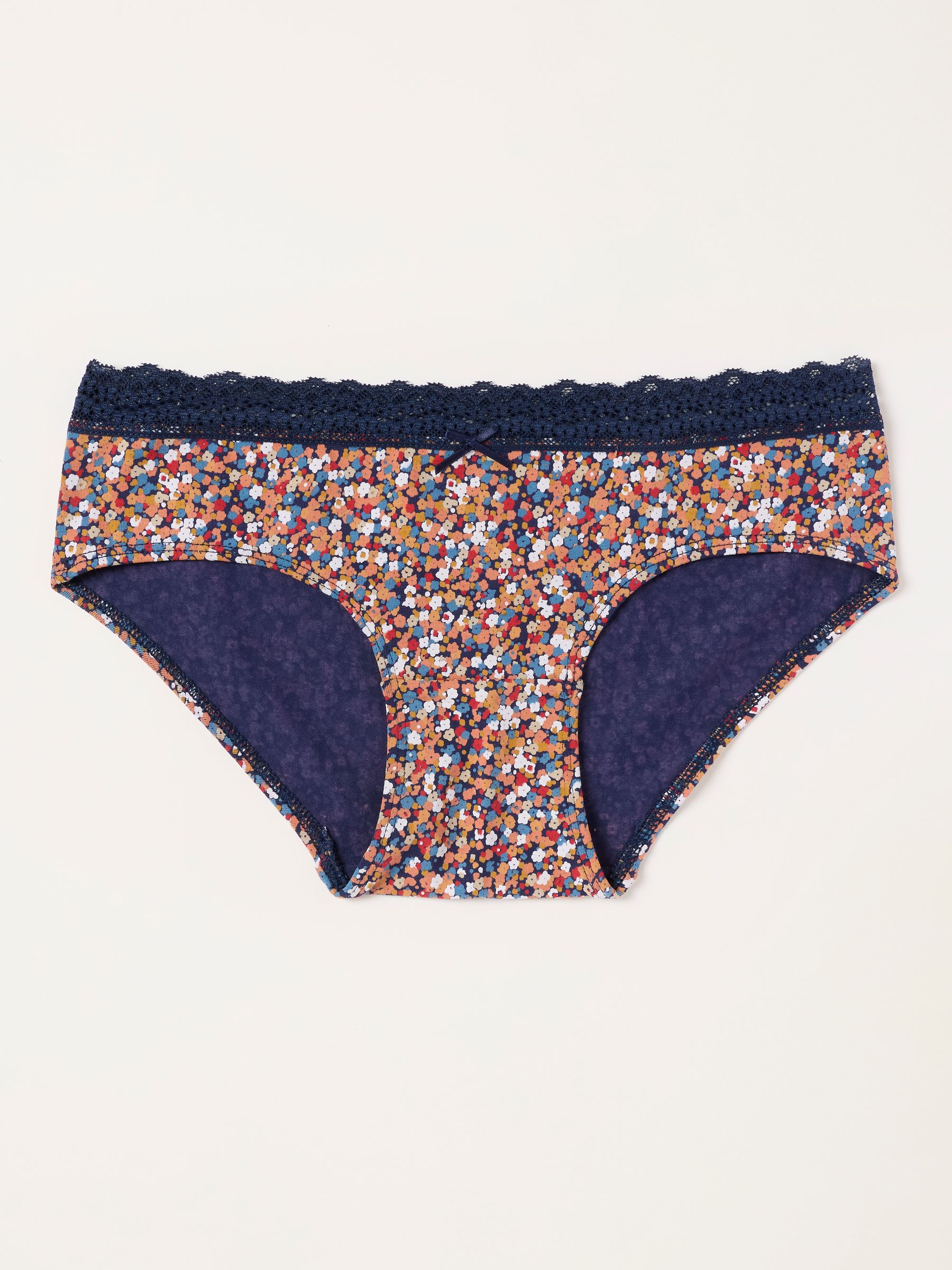 Navy Floral Short Knickers - Image 1 of 2