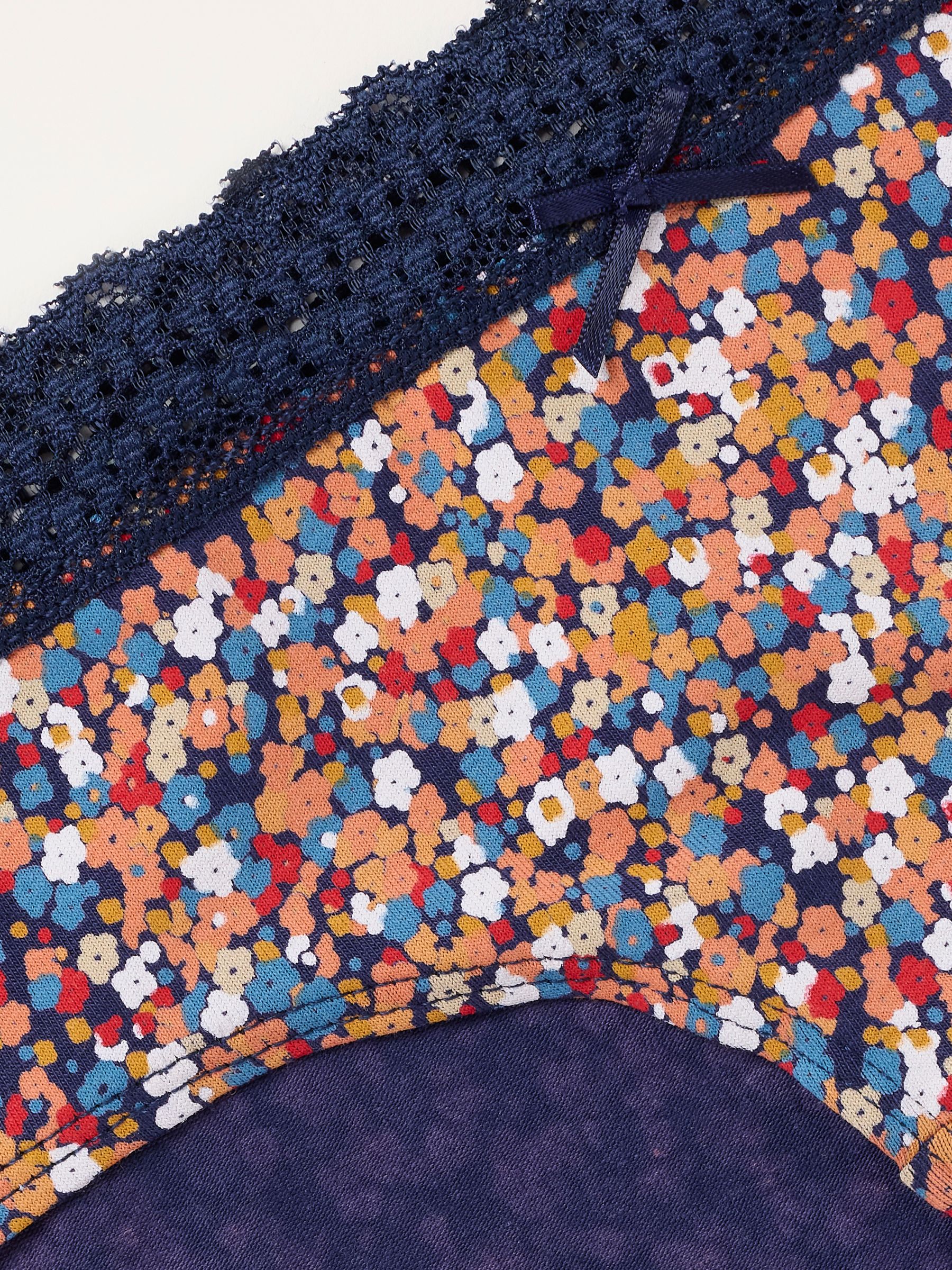 Navy Floral Short Knickers - Image 2 of 2
