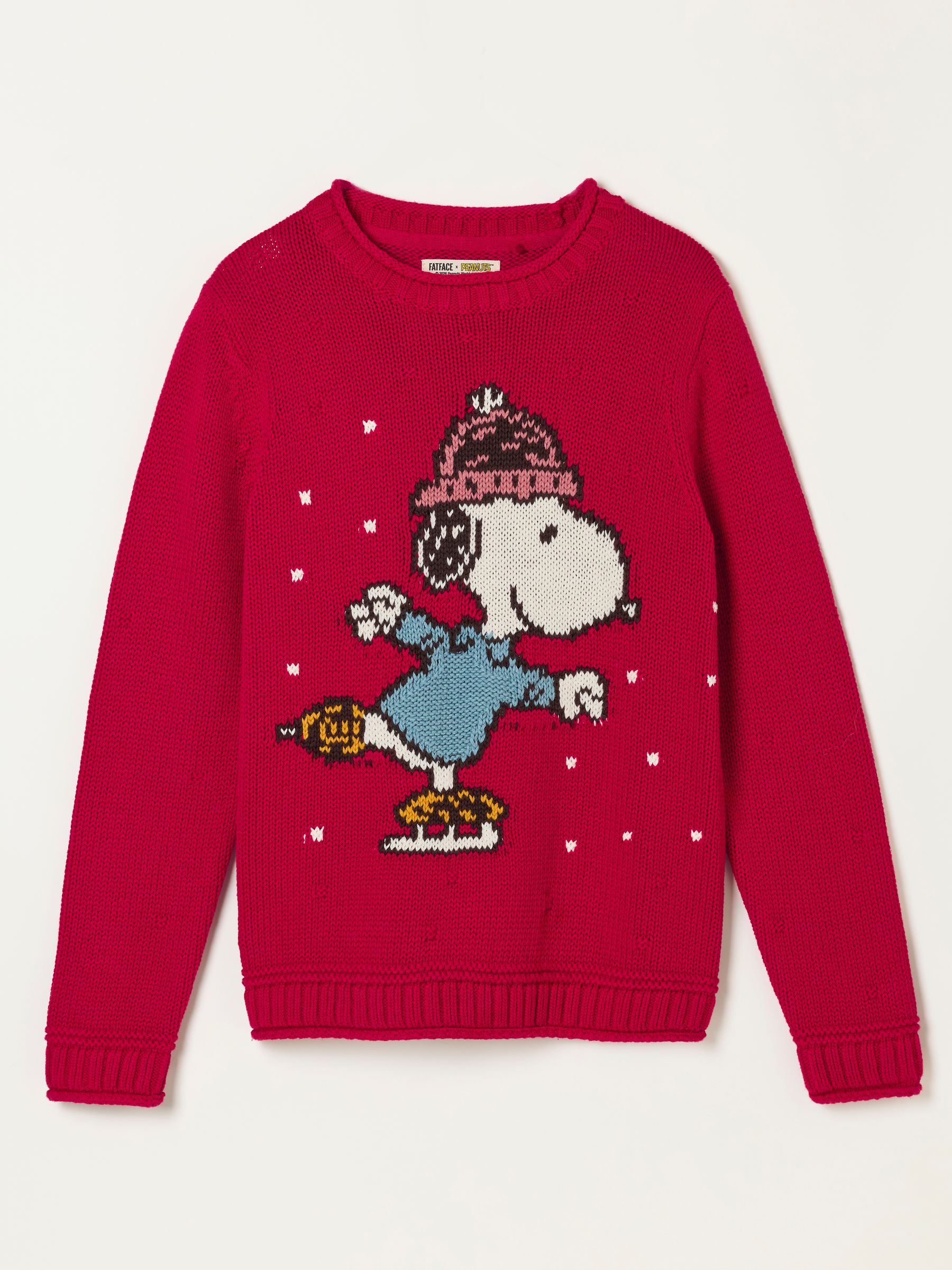 Red Snoopy Knitted Crew Jumper - Image 10 of 10