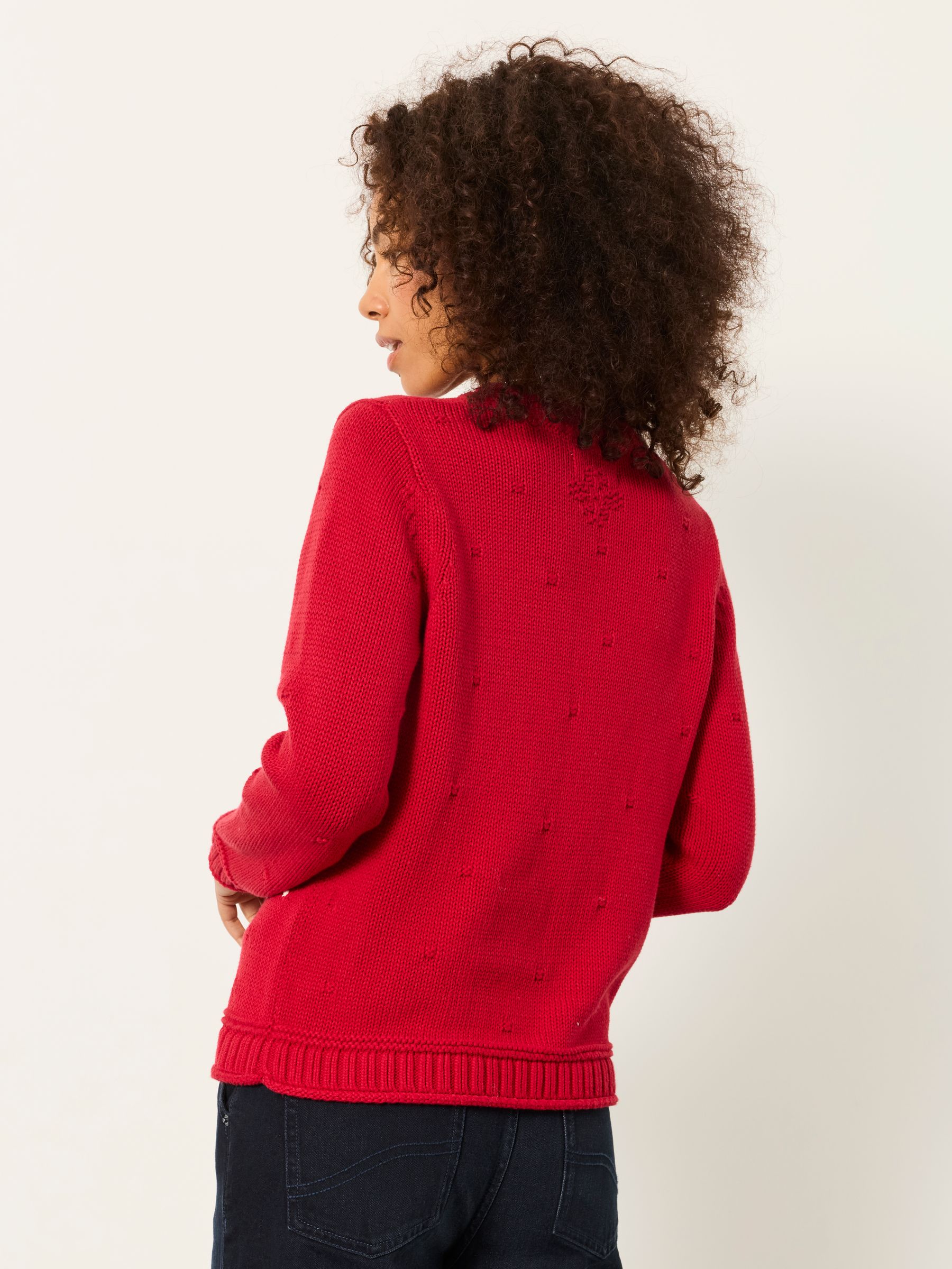 Red Snoopy Knitted Crew Jumper - Image 6 of 10
