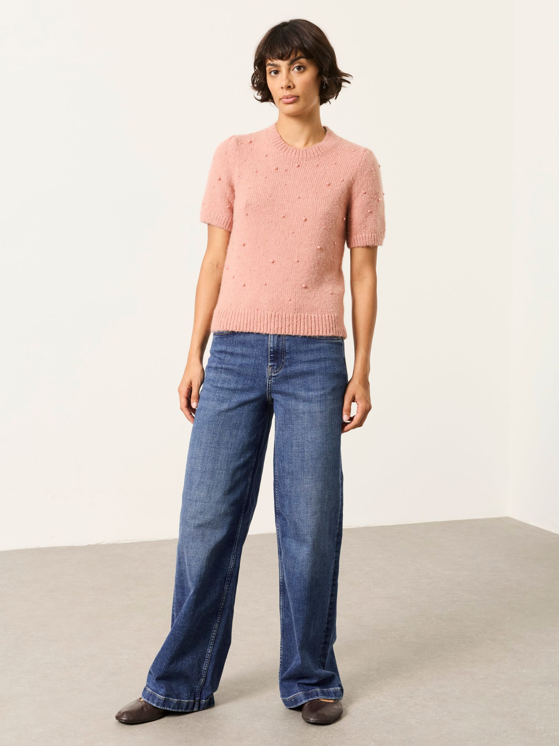 Piper Pink Knitted Embellished Top - Image 4 of 6