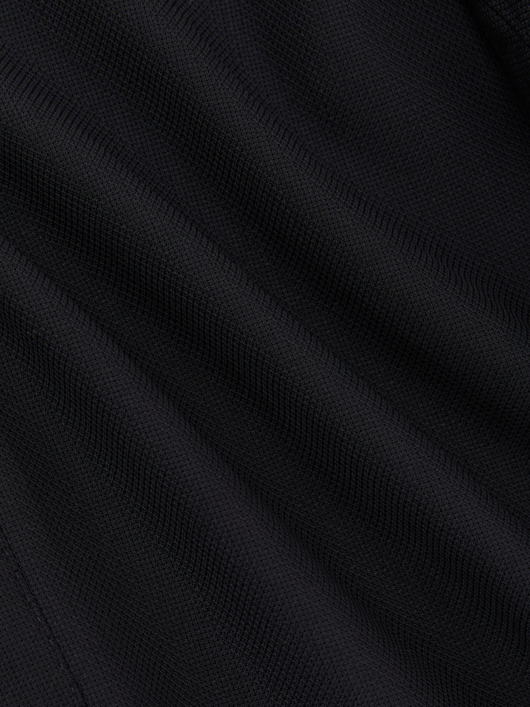 Hopsack Single-Breasted Classic-Fit Blazer with Wool in Navy - image 2