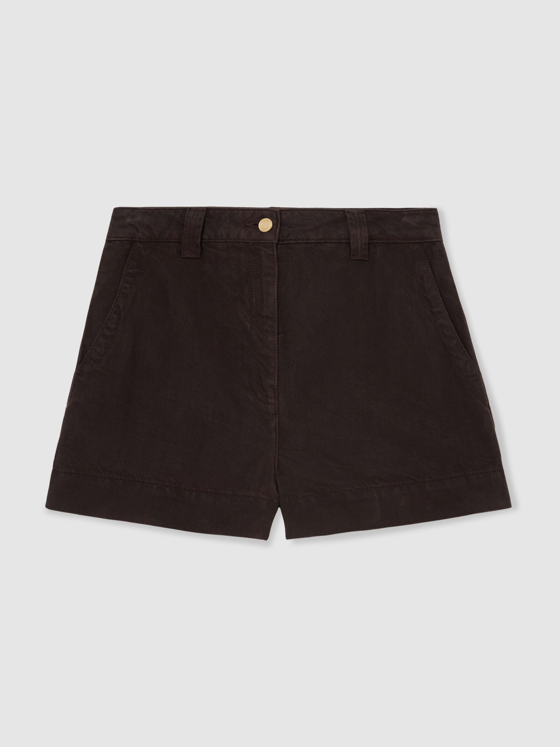 Short in Chocolate Brown - Image 2 of 7