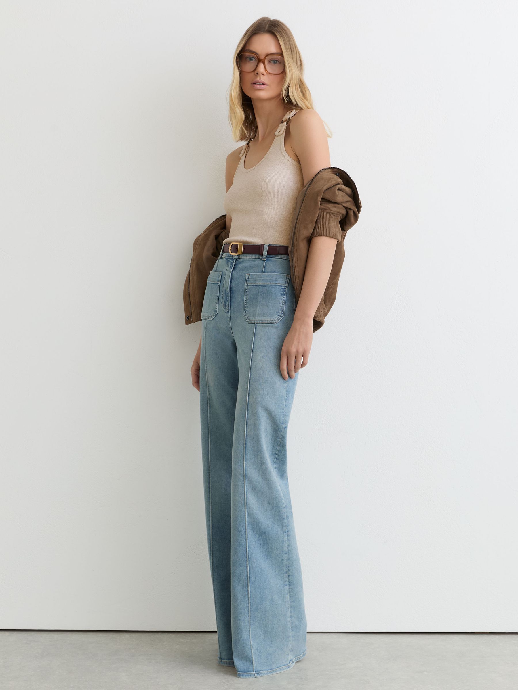 Vest in Neutral Marl - Image 3 of 7