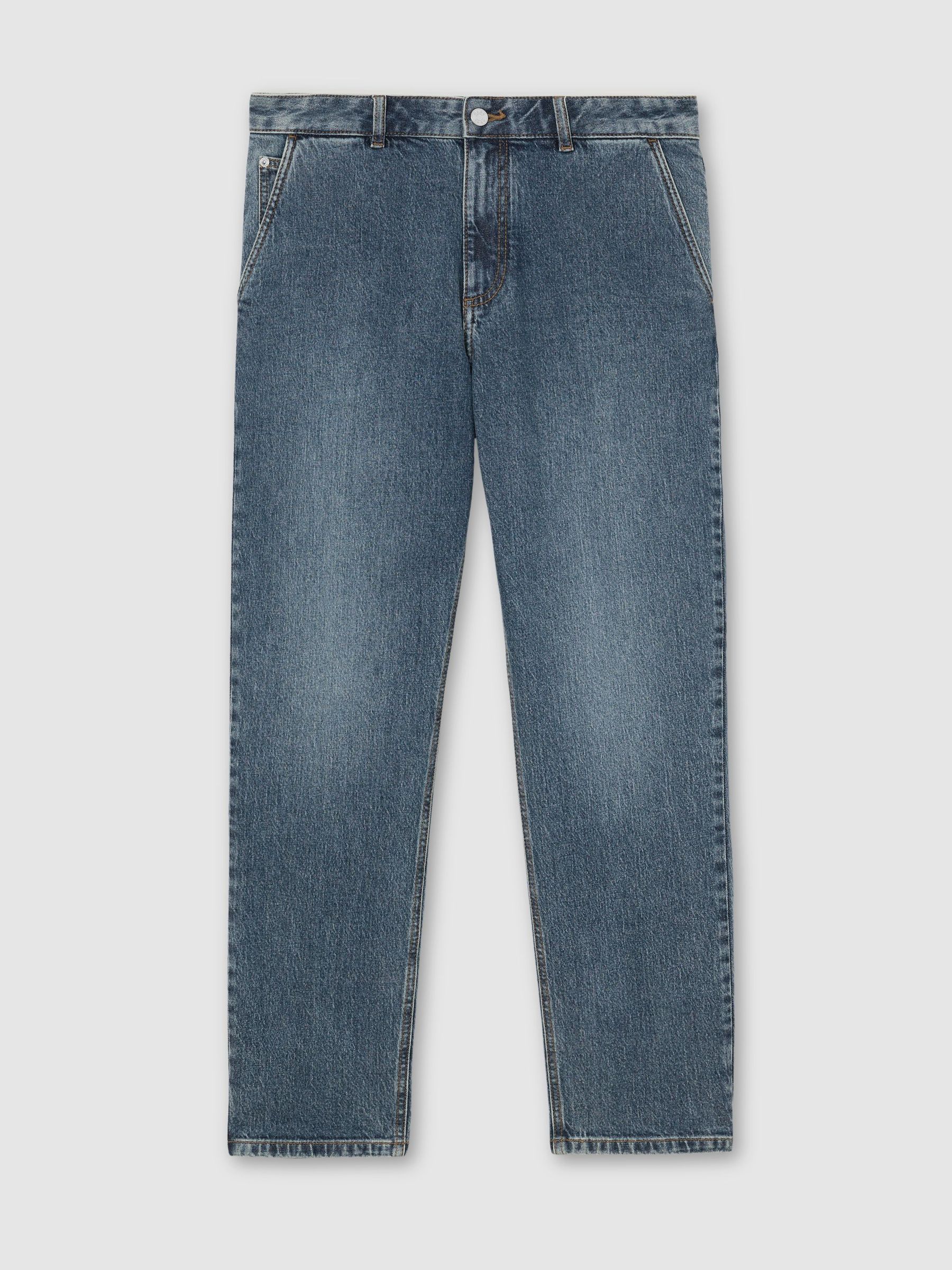 Straight-Leg Jeans in Vintage Blue Wash - Image 2 of 8