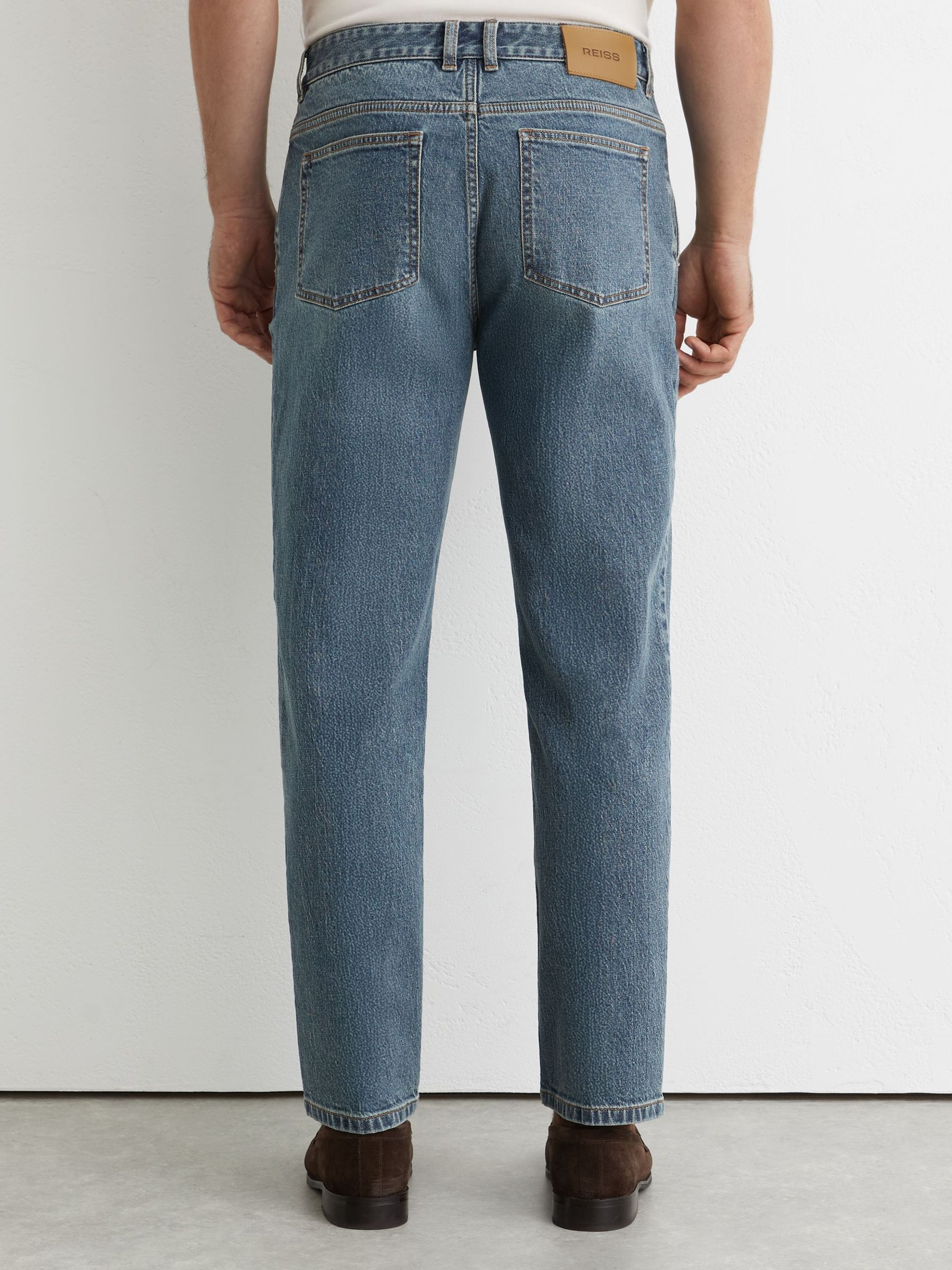 Straight-Leg Jeans in Vintage Blue Wash - Image 7 of 8