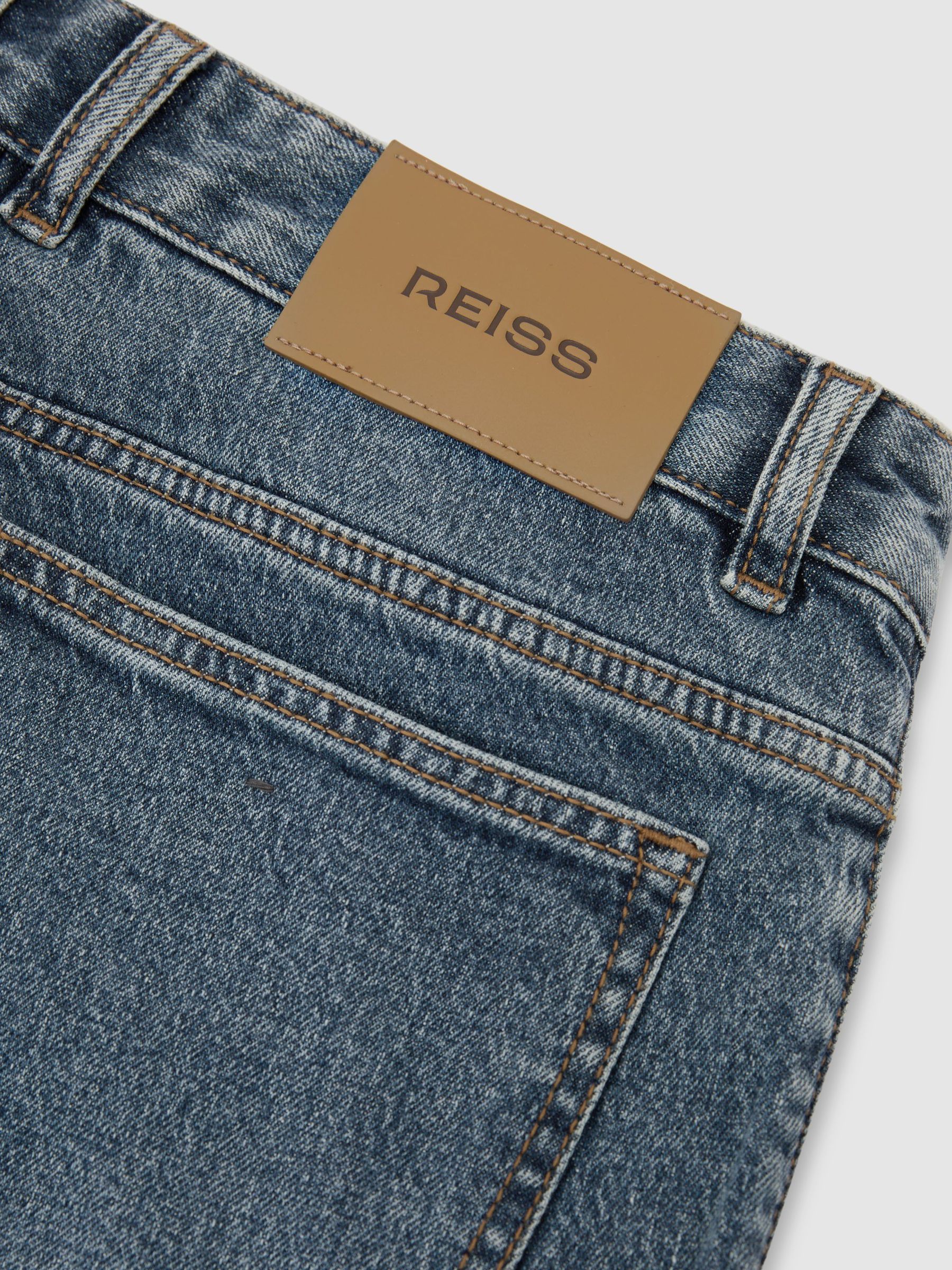 Straight-Leg Jeans in Vintage Blue Wash - image 2