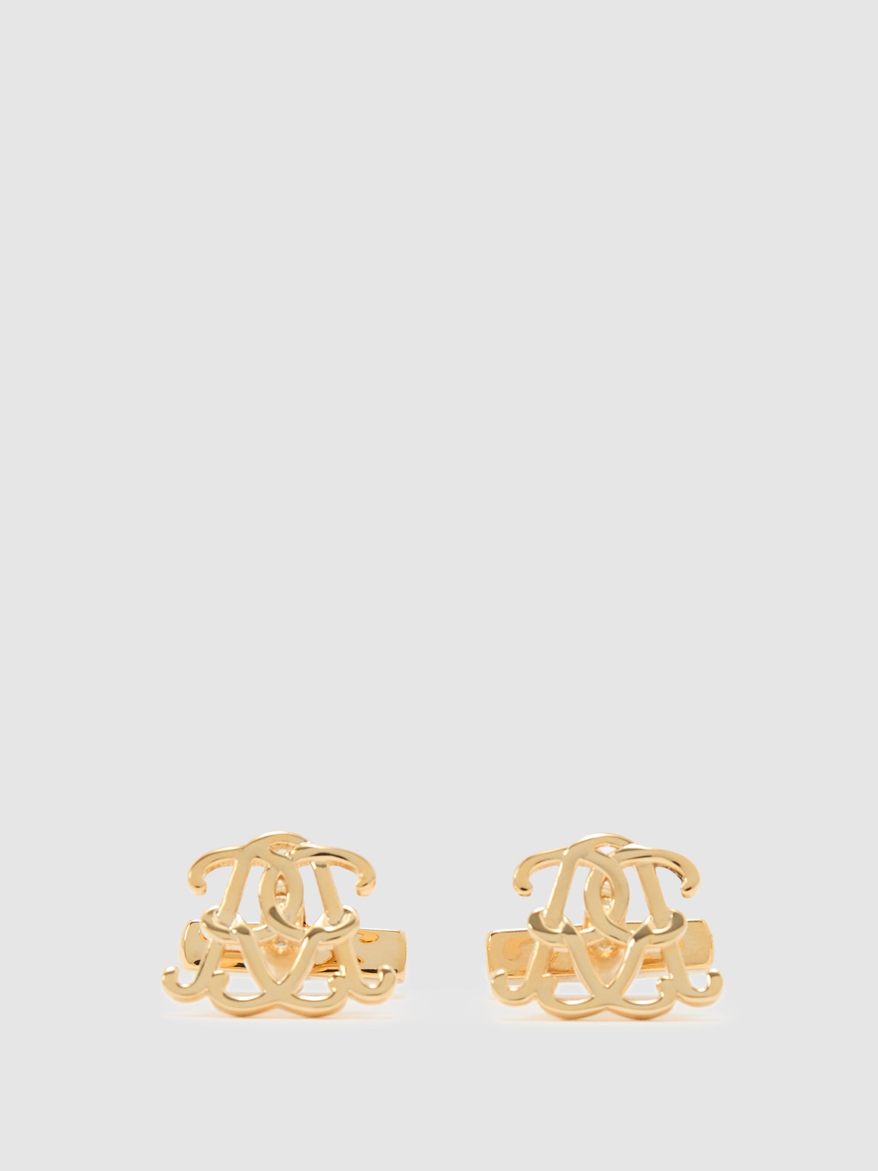Monogram Cufflinks in Gold - Image 1 of 3