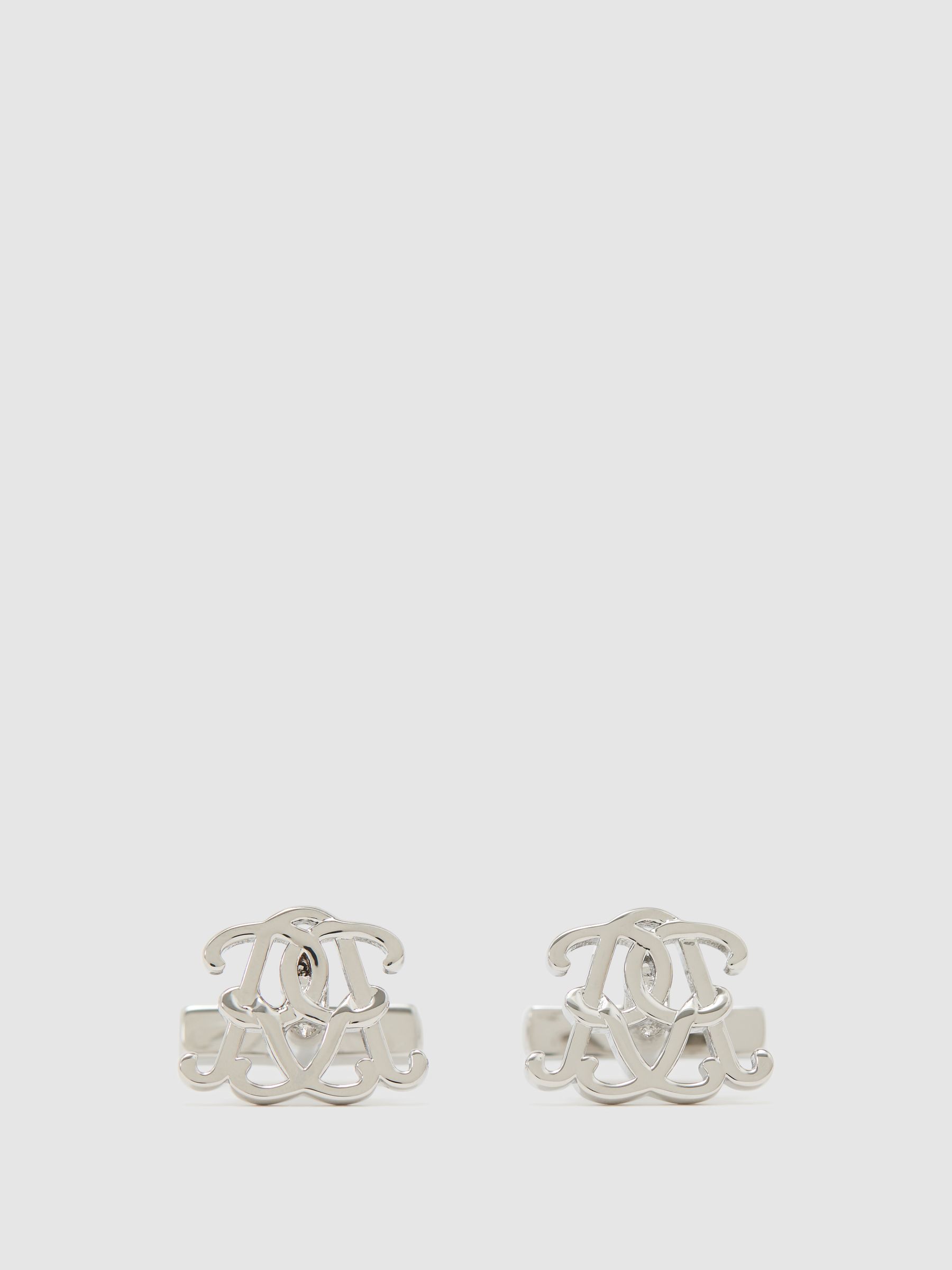 Monogram Cufflinks in Silver - Image 1 of 3