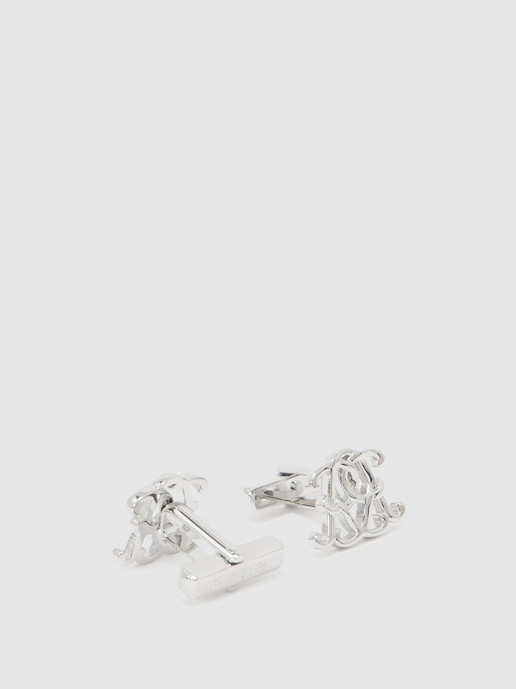 Monogram Cufflinks in Silver - Image 2 of 3
