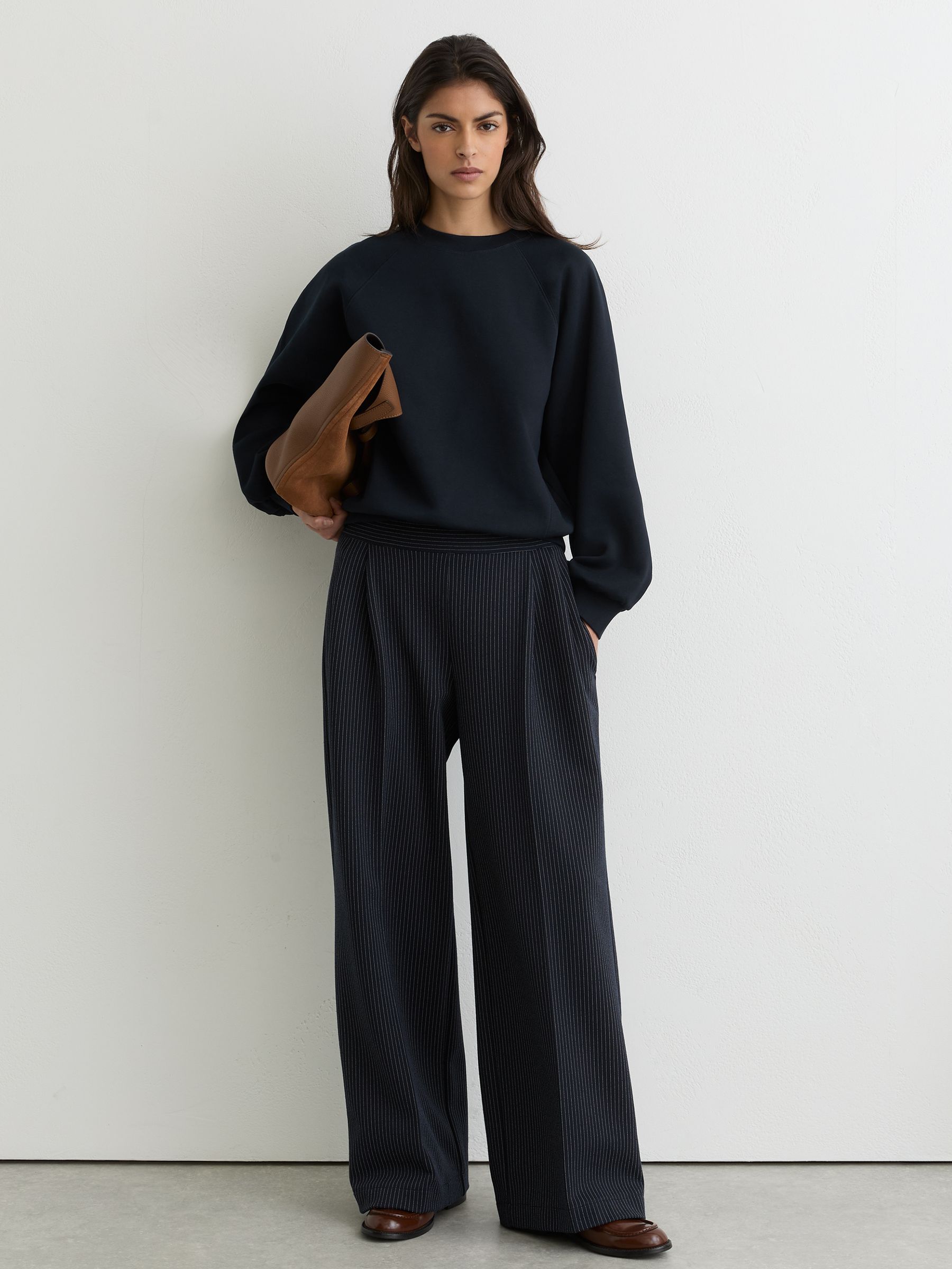 Sweat Top in Navy - Image 3 of 7