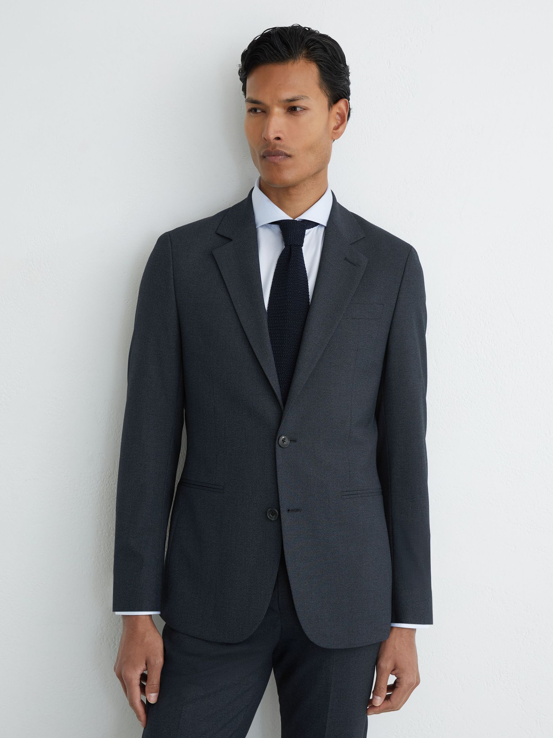 Suit Jacket in Navy - Image 3 of 8
