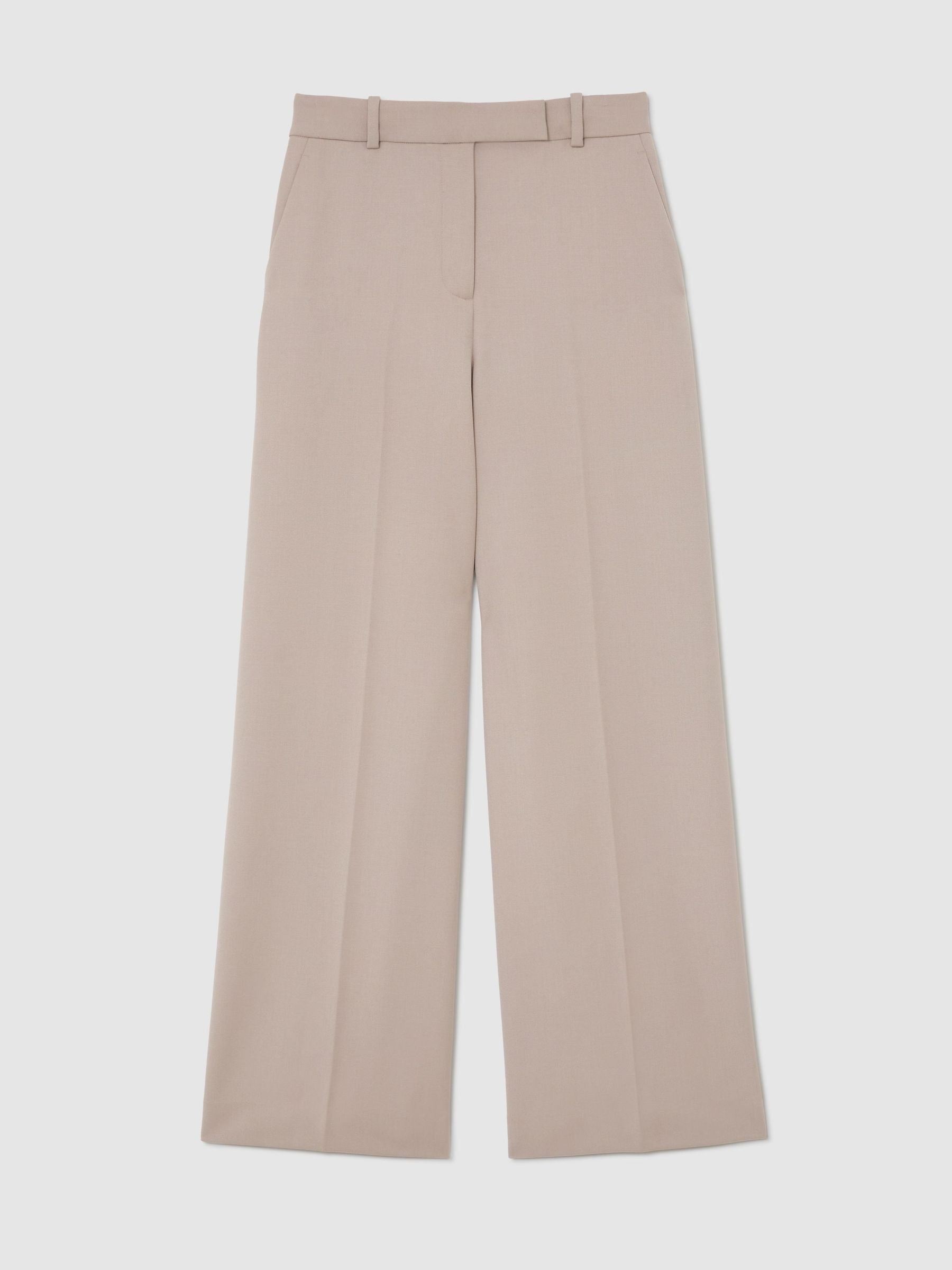 Wide-Leg Suit Trousers in Stone Neutral - image 1