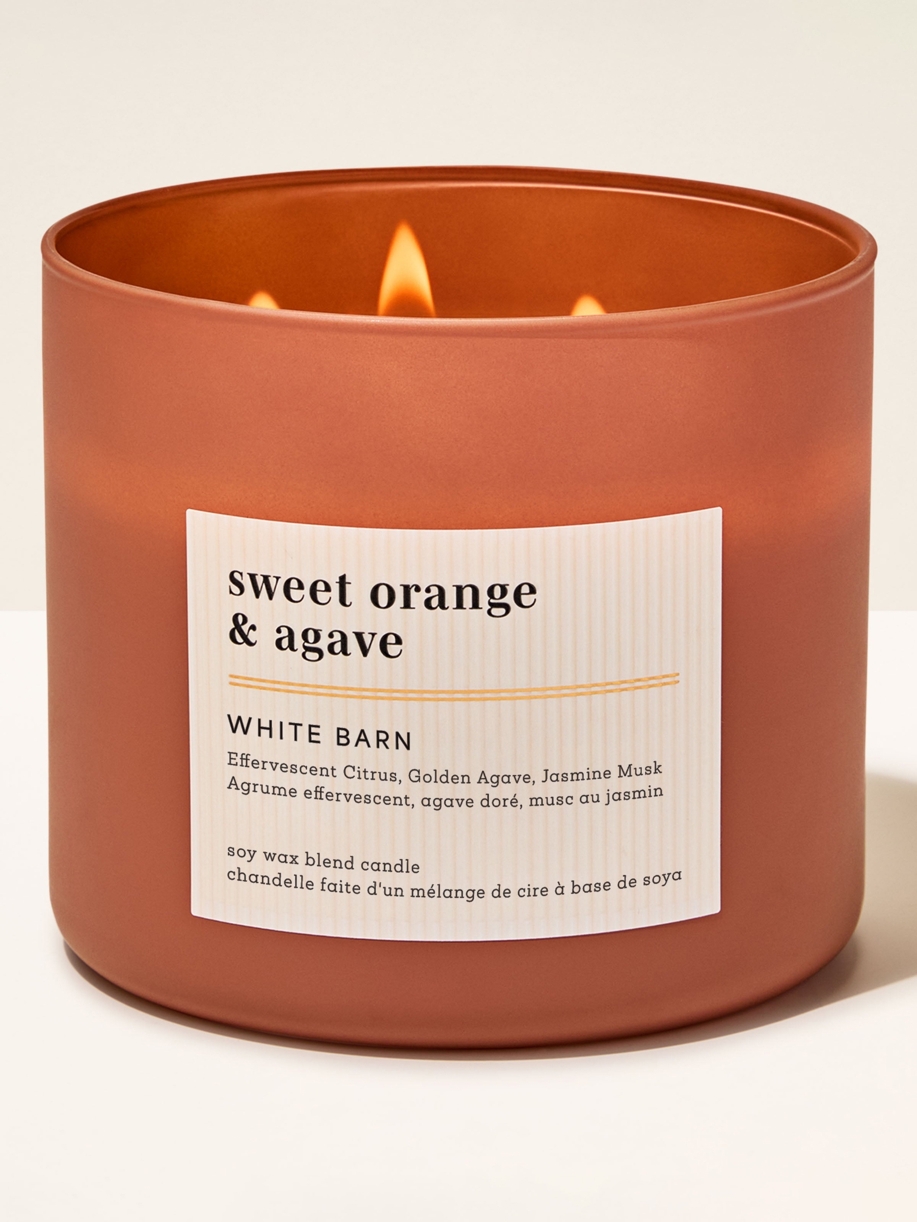 Sweet Orange and Agave Candle 411g 3 Wick - Image 1 of 2