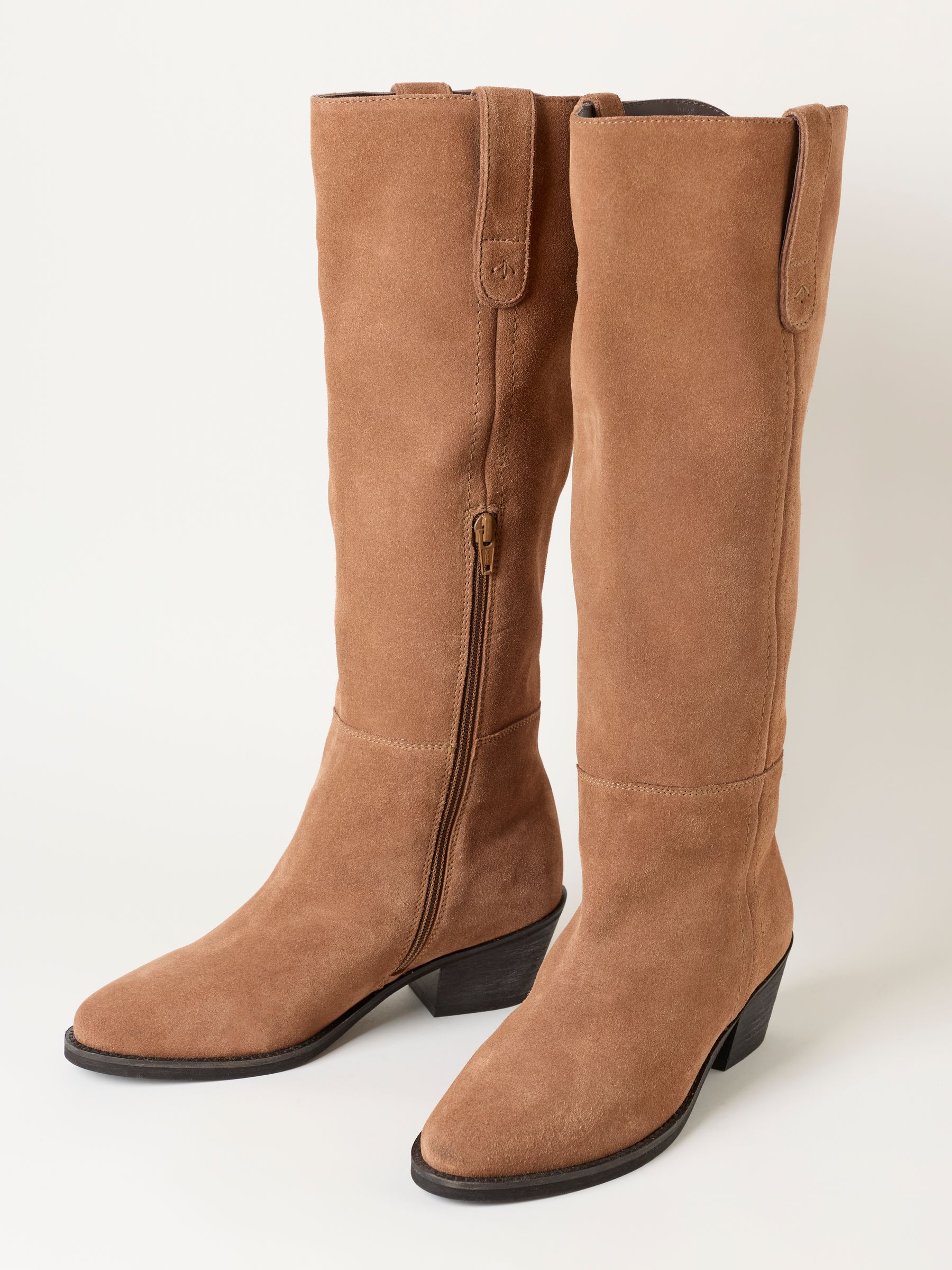 Tan Brown Sherbourne Suede Knee High Boots - Image 4 of 5