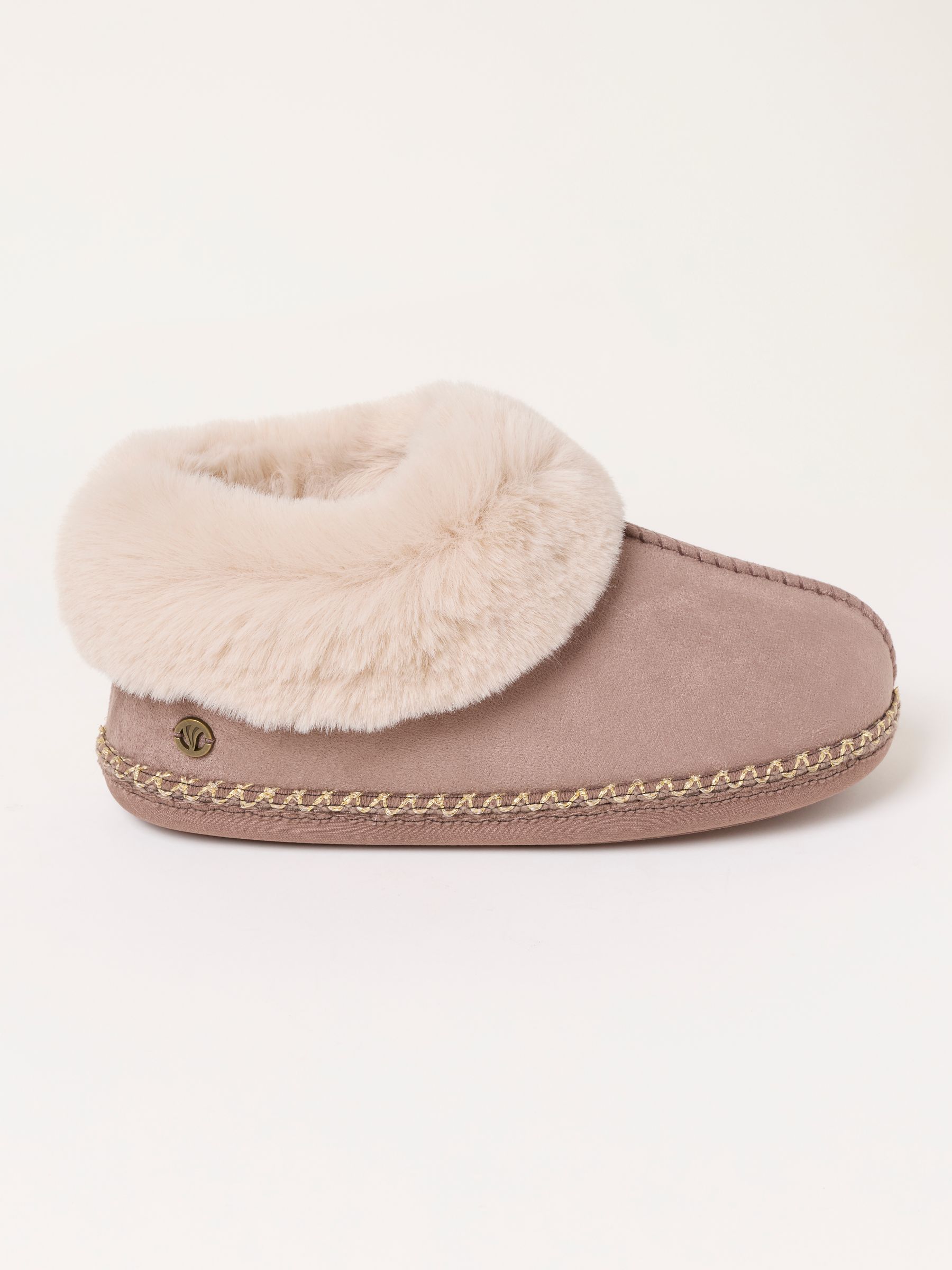 Maia Lilac Purple Faux Fur Boot Slipper - Image 1 of 3 Maia Lilac Purple Faux Fur Boot Slipper - Image 1 of 3