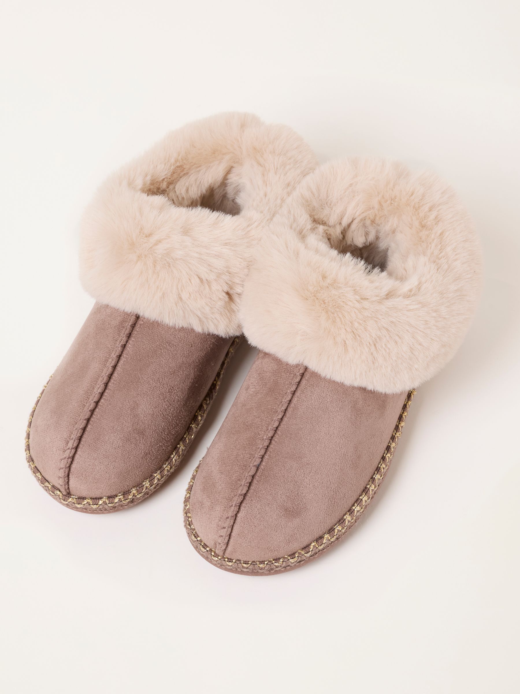 Maia Lilac Purple Faux Fur Boot Slipper - Image 3 of 3 Maia Lilac Purple Faux Fur Boot Slipper - Image 3 of 3