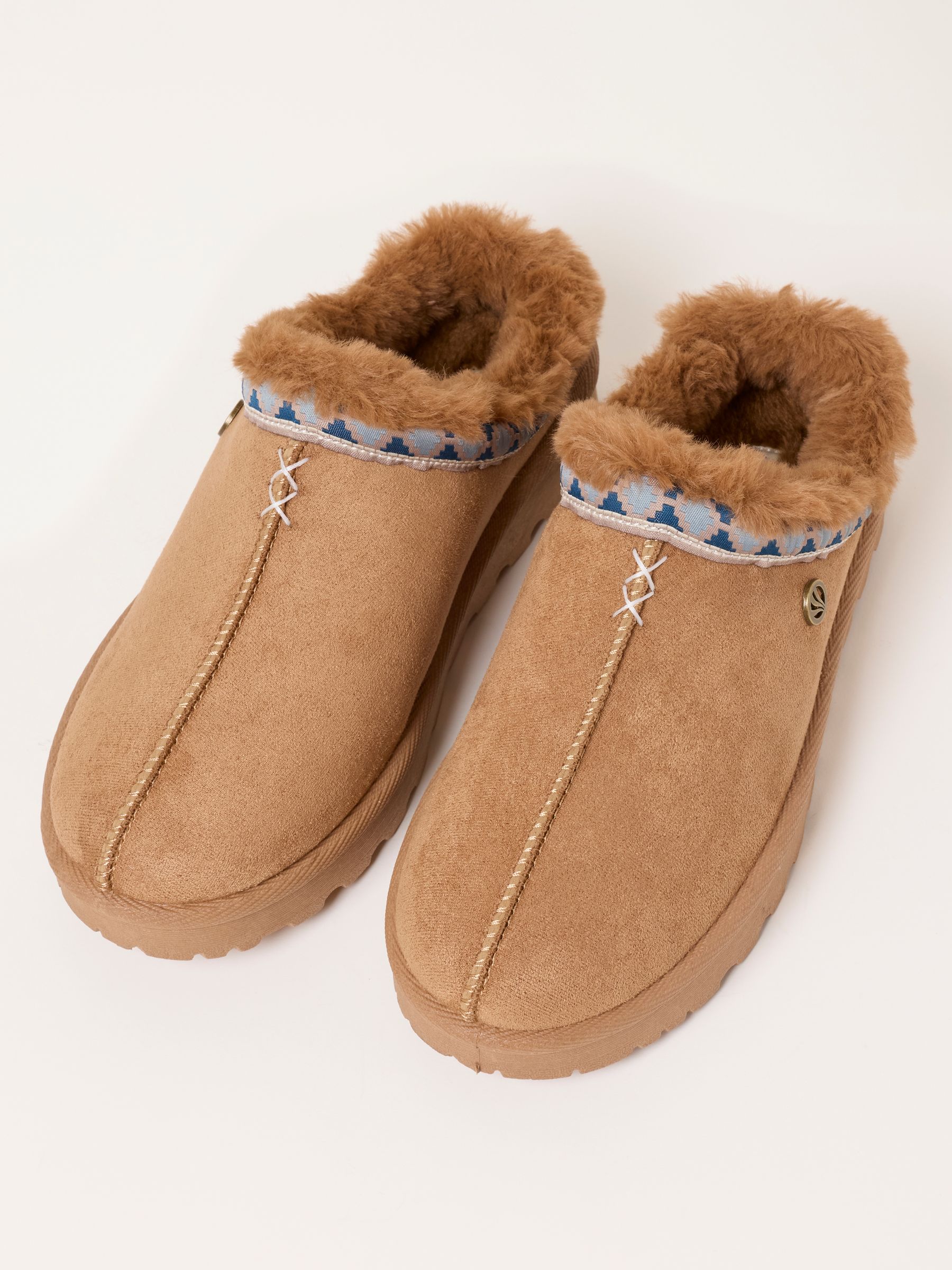 Lyra Tan Brown Mule Slippers - Image 5 of 5 Lyra Tan Brown Mule Slippers - Image 5 of 5
