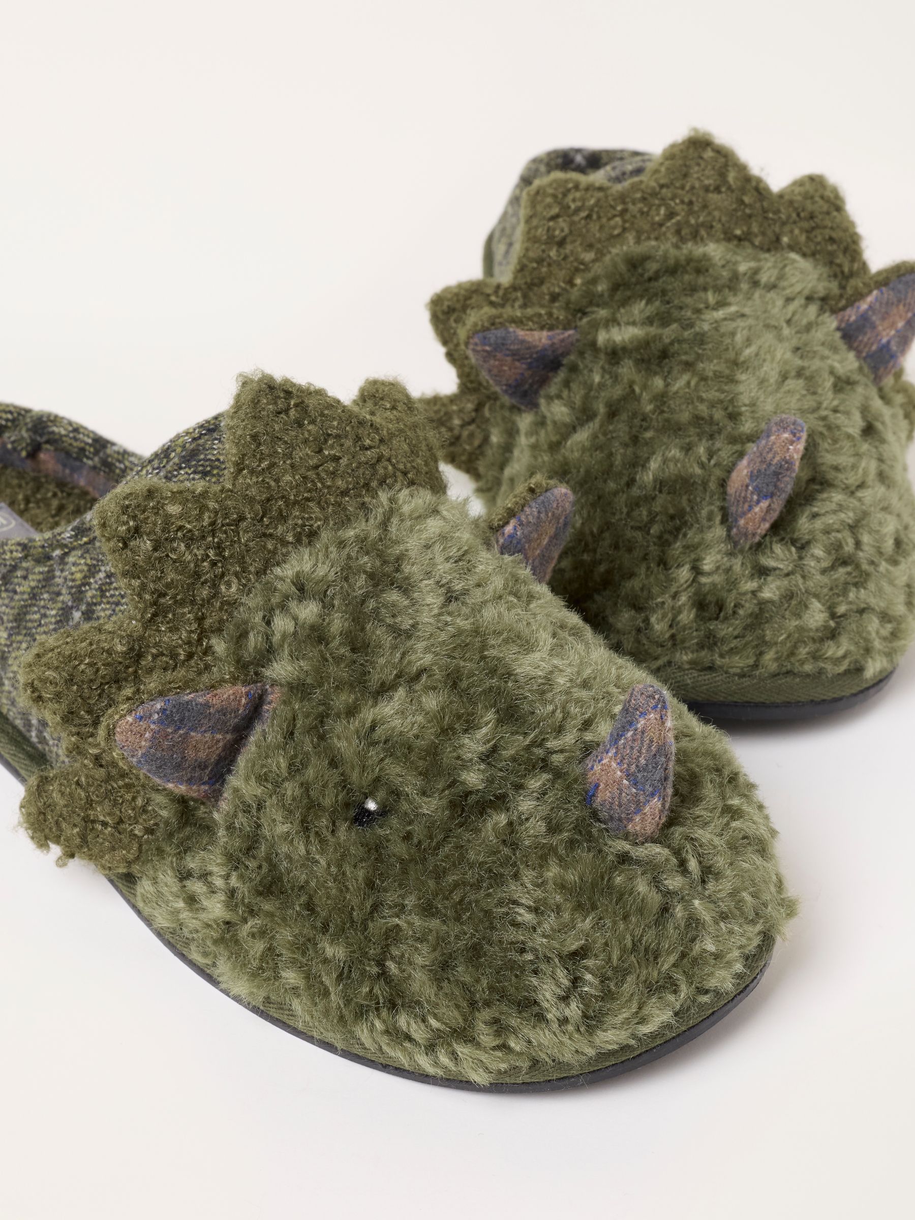 Novelty Dark Green Dinosaur Mule Slipper - Image 2 of 3 Novelty Dark Green Dinosaur Mule Slipper - Image 2 of 3
