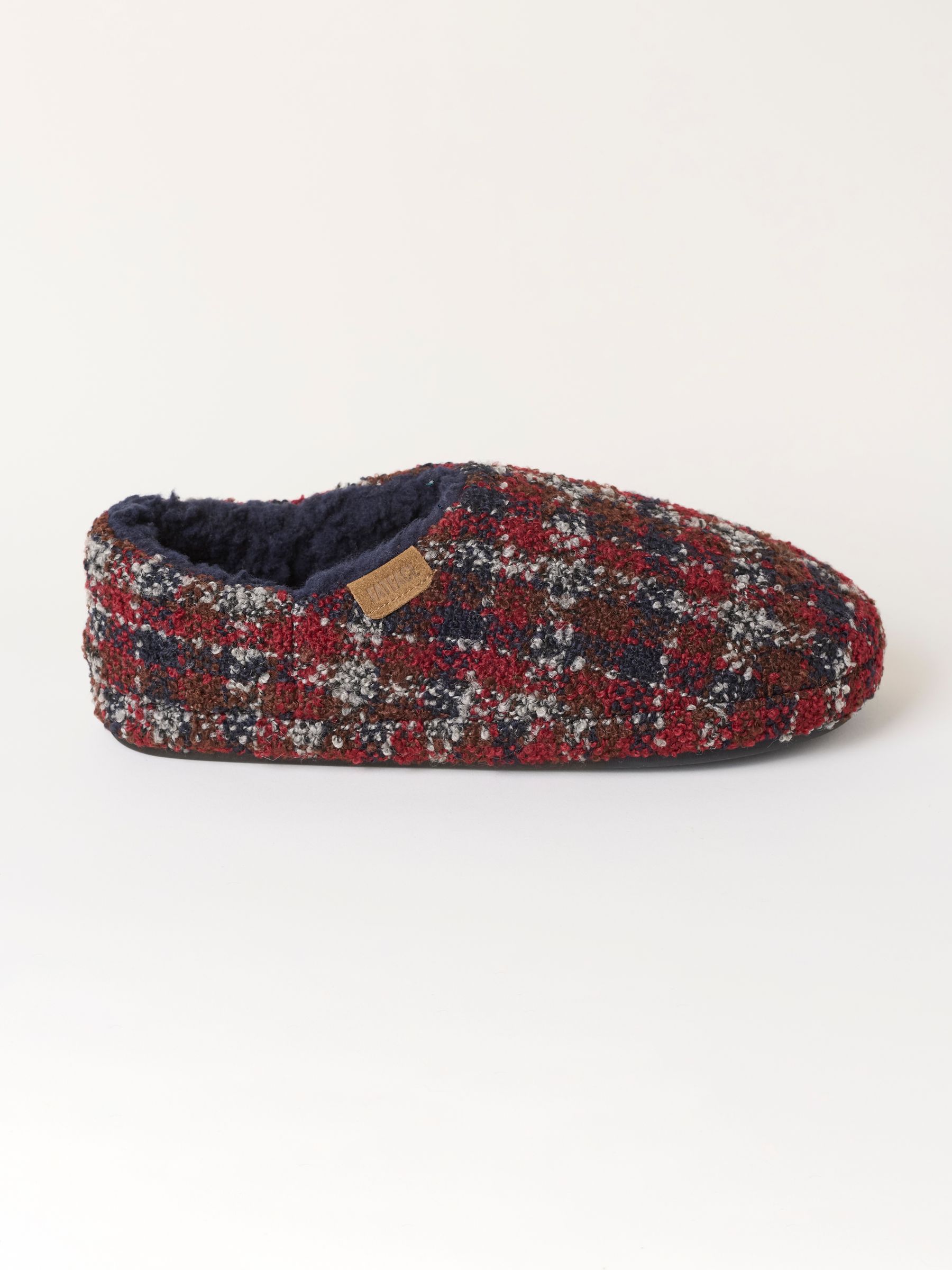 Arthur Red Checkered Mule Slipper - Image 1 of 3