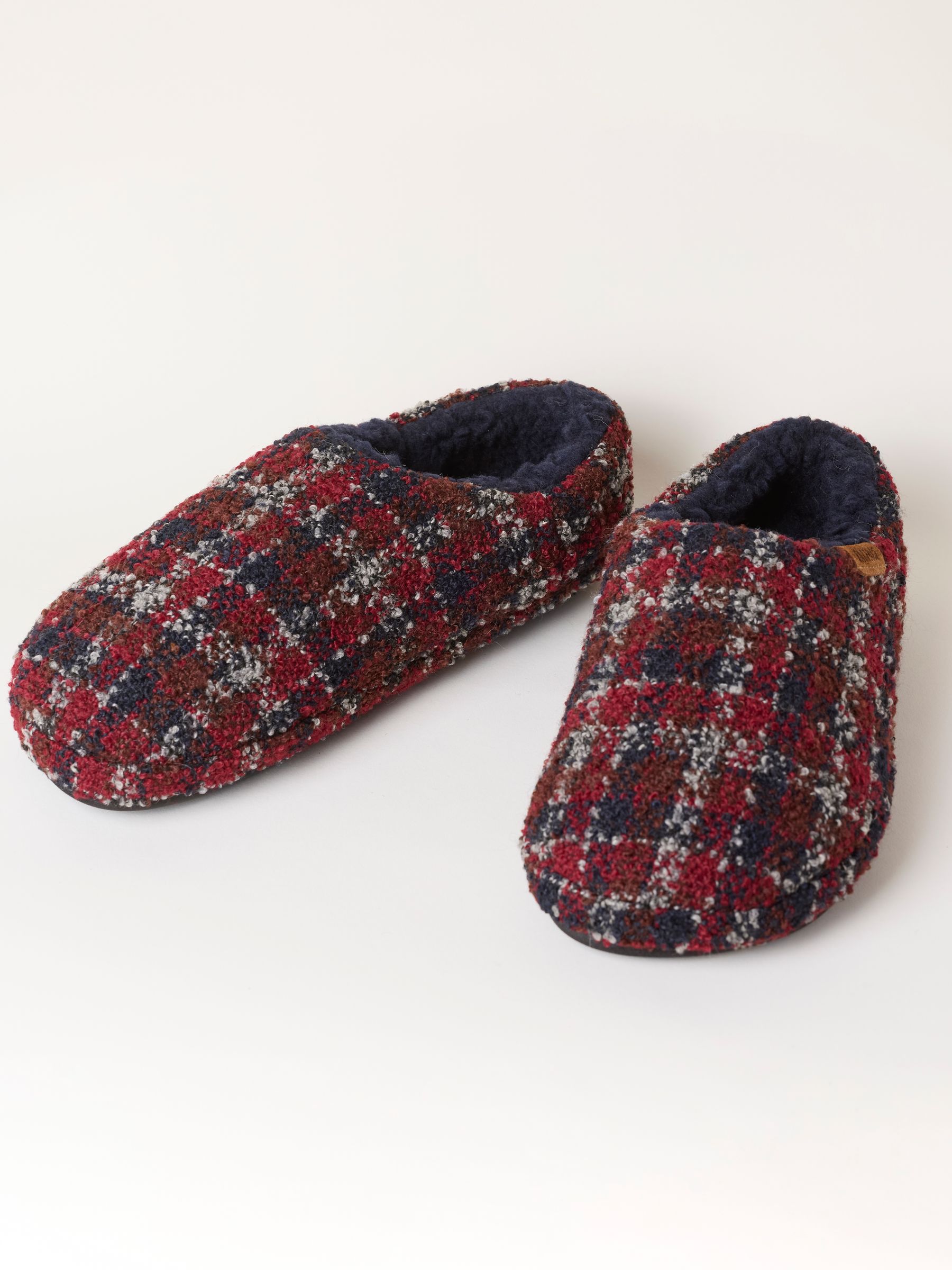 Arthur Red Checkered Mule Slipper - Image 2 of 3